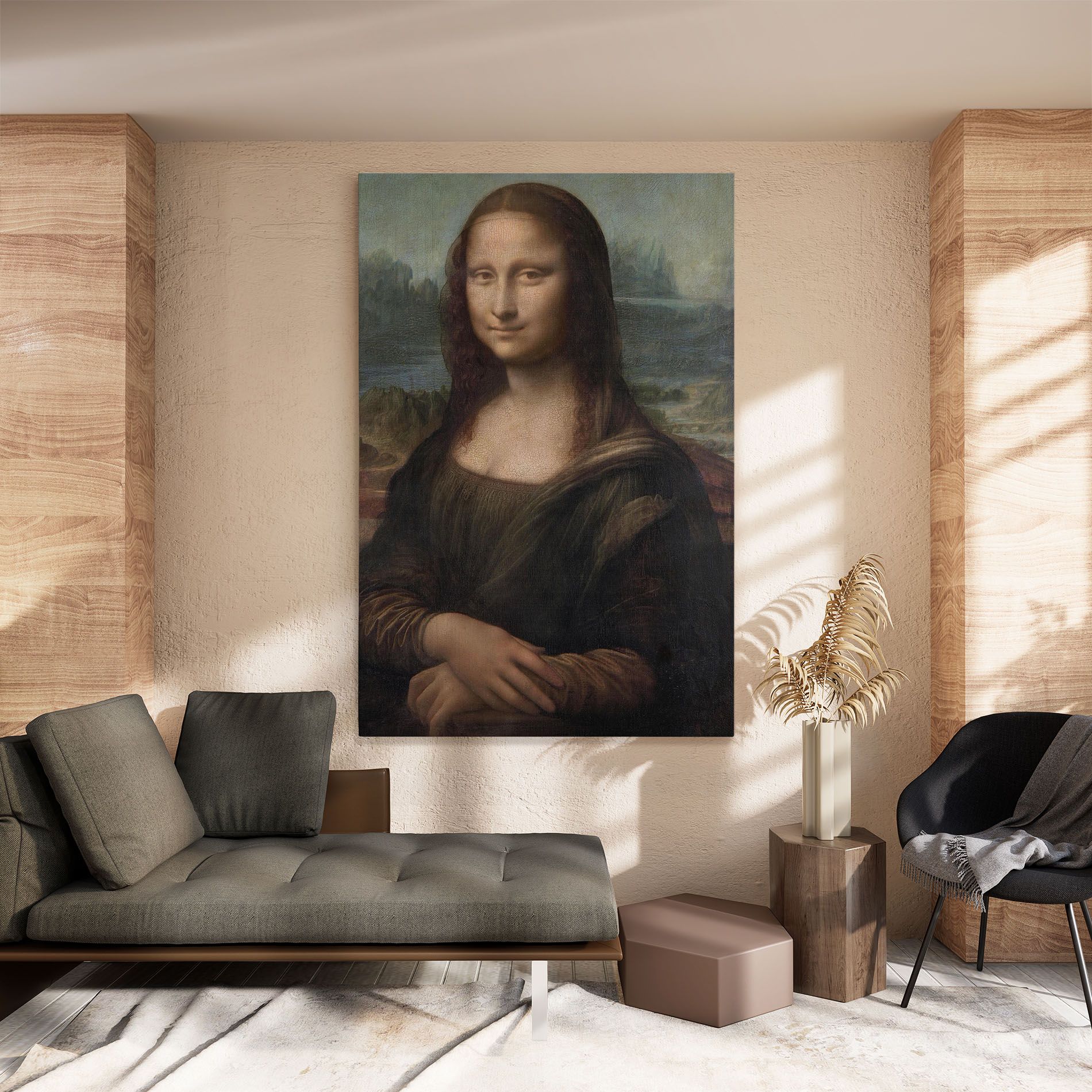 Mona Lisa By Leonardo Da Vinci mockup 8