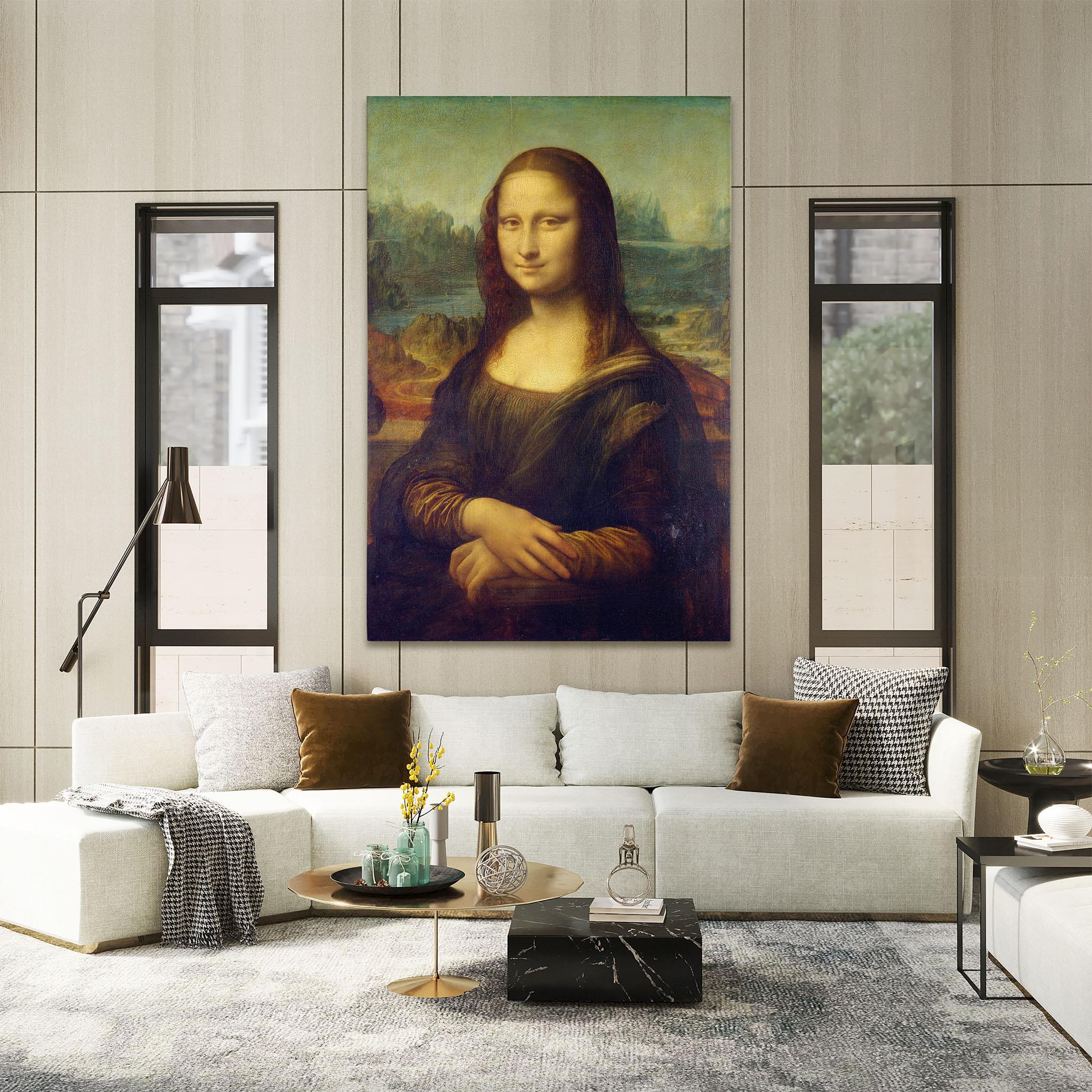 Tablou Canvas Gioconda By Leonardo Da Vinci mockup 2