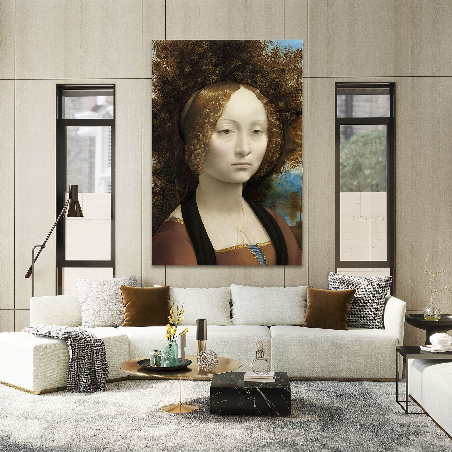 Leonardo Da Vinci Ginevra De Benci mockup 2