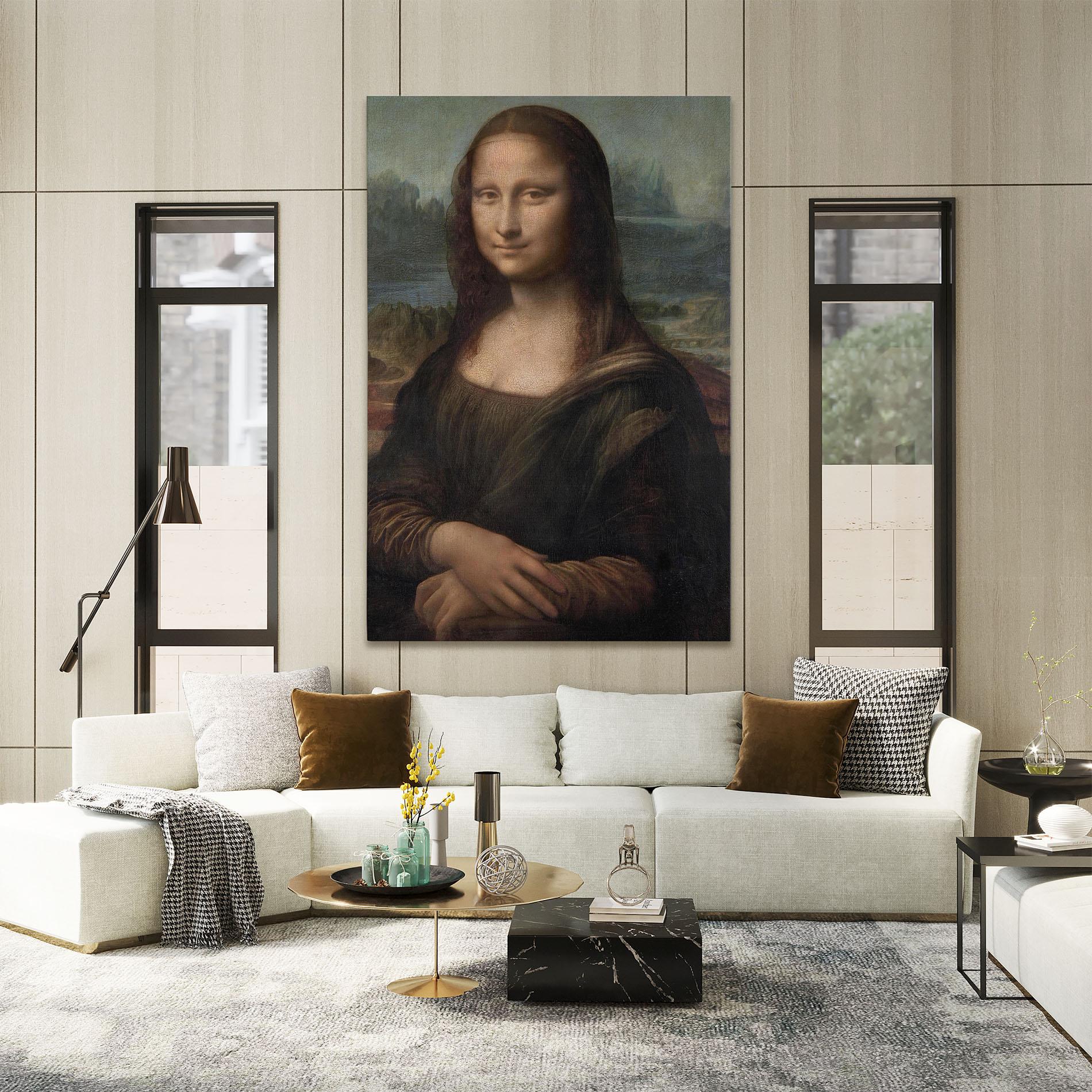 Tablou Canvas Mona Lisa By Leonardo Da Vinci mockup 2