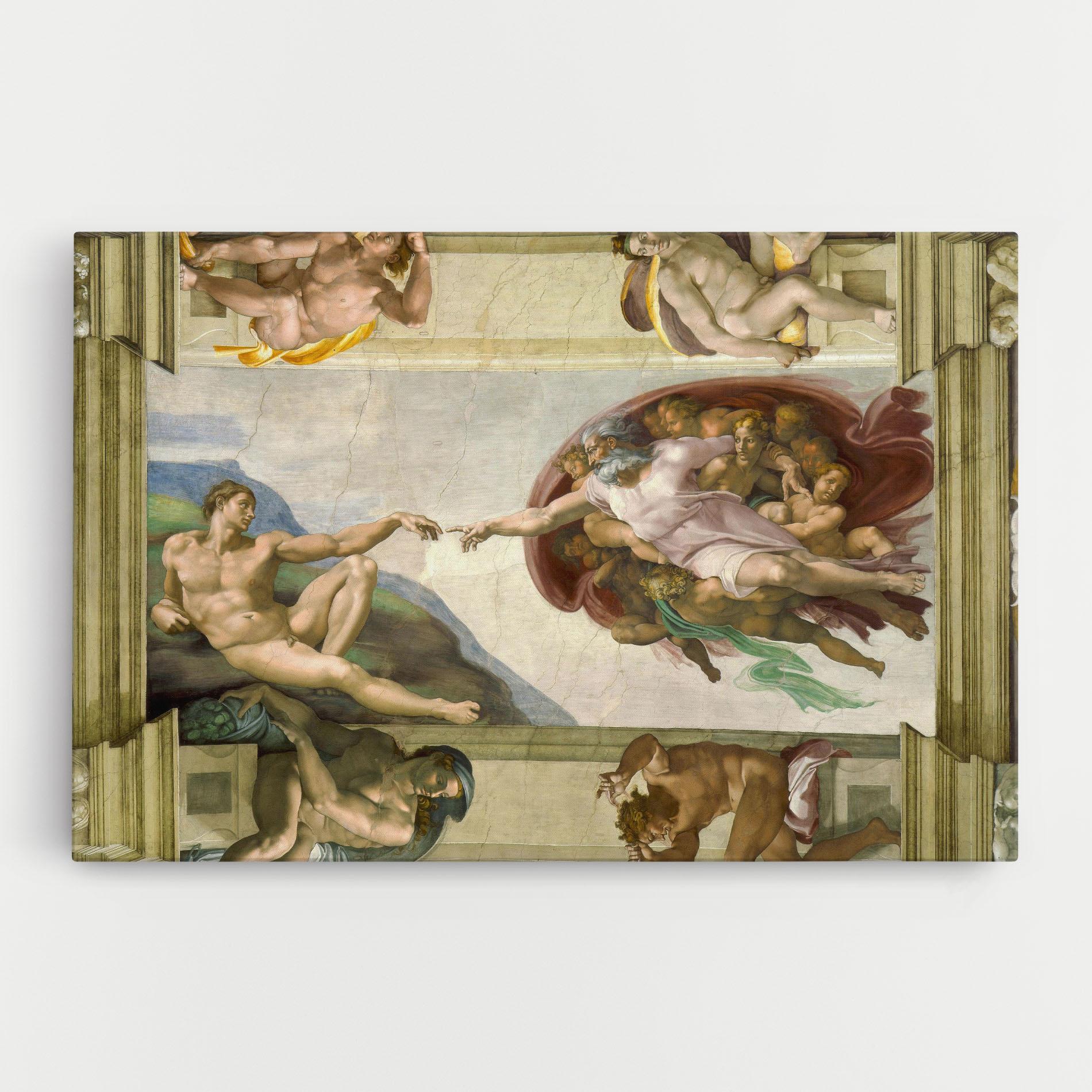 Tablou Canvas Creacion De Adam mockup 0