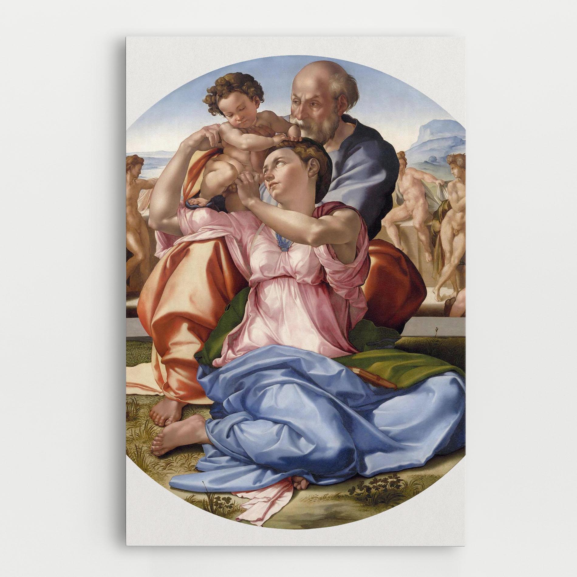 Tablou Canvas Doni Tondo mockup 0