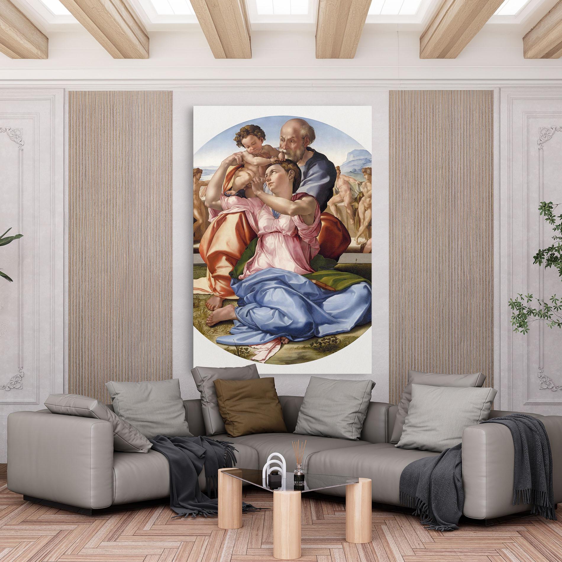 Tablou Canvas Doni Tondo mockup 6