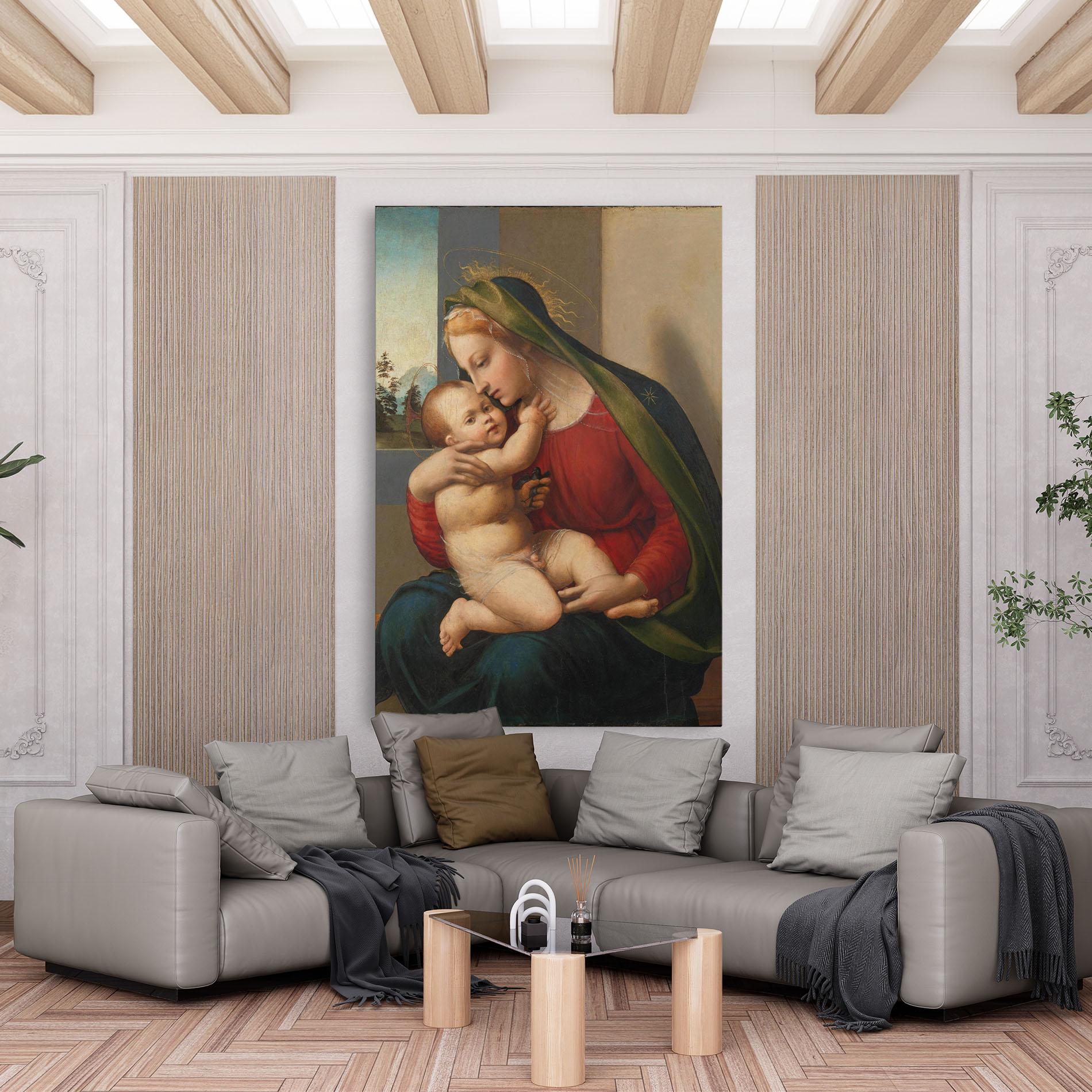 Tablou Canvas Madonna And Child mockup 6