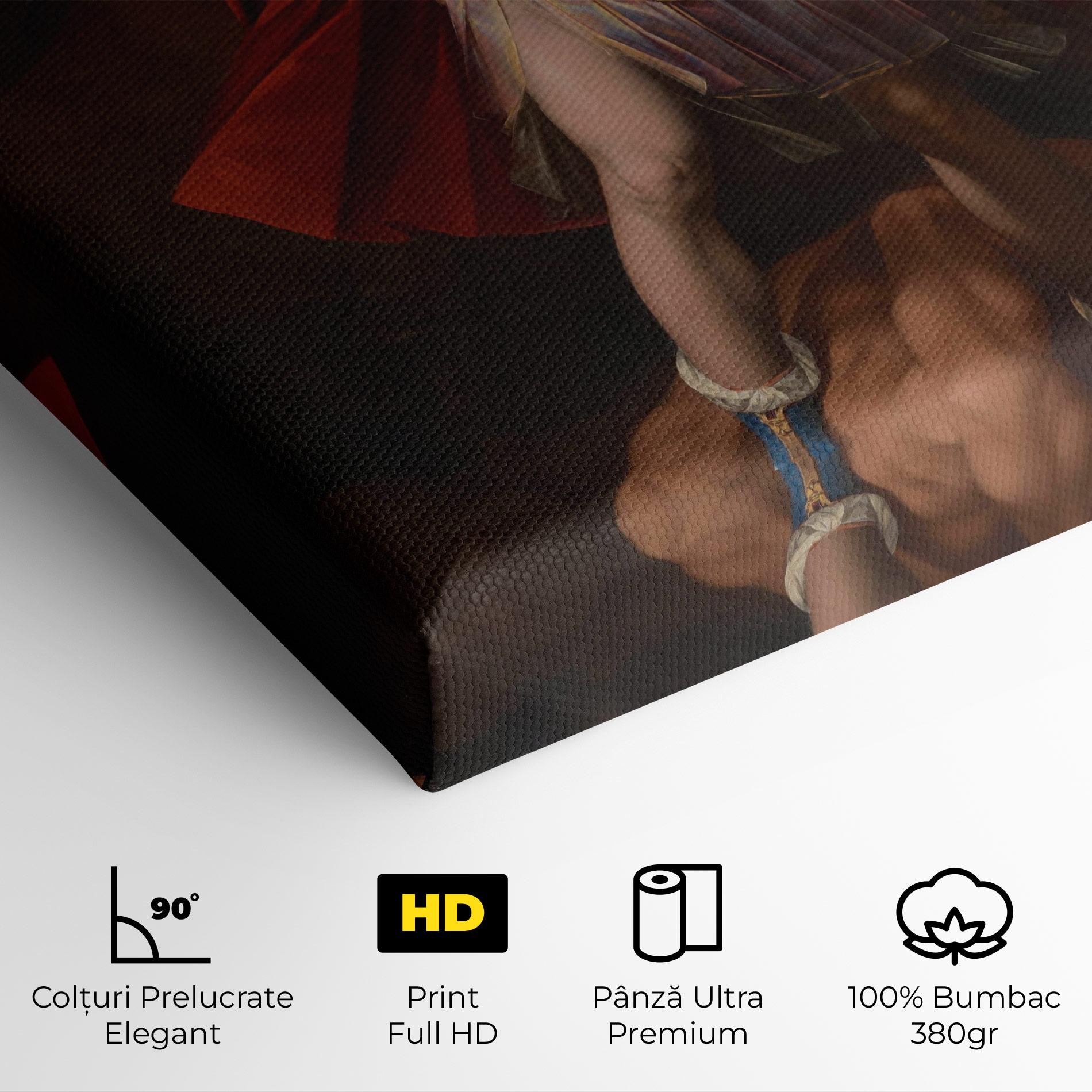 Tablou Canvas Sword In Upraised mockup 4