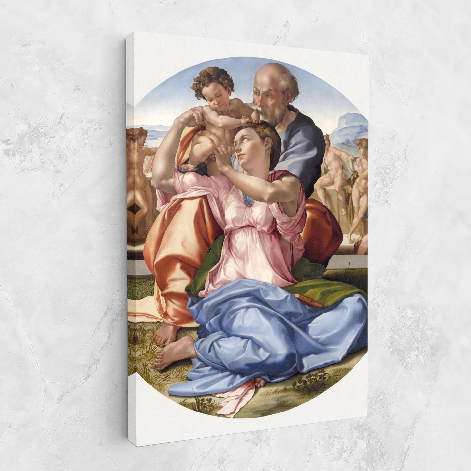 Tablou Canvas Doni Tondo mockup 1