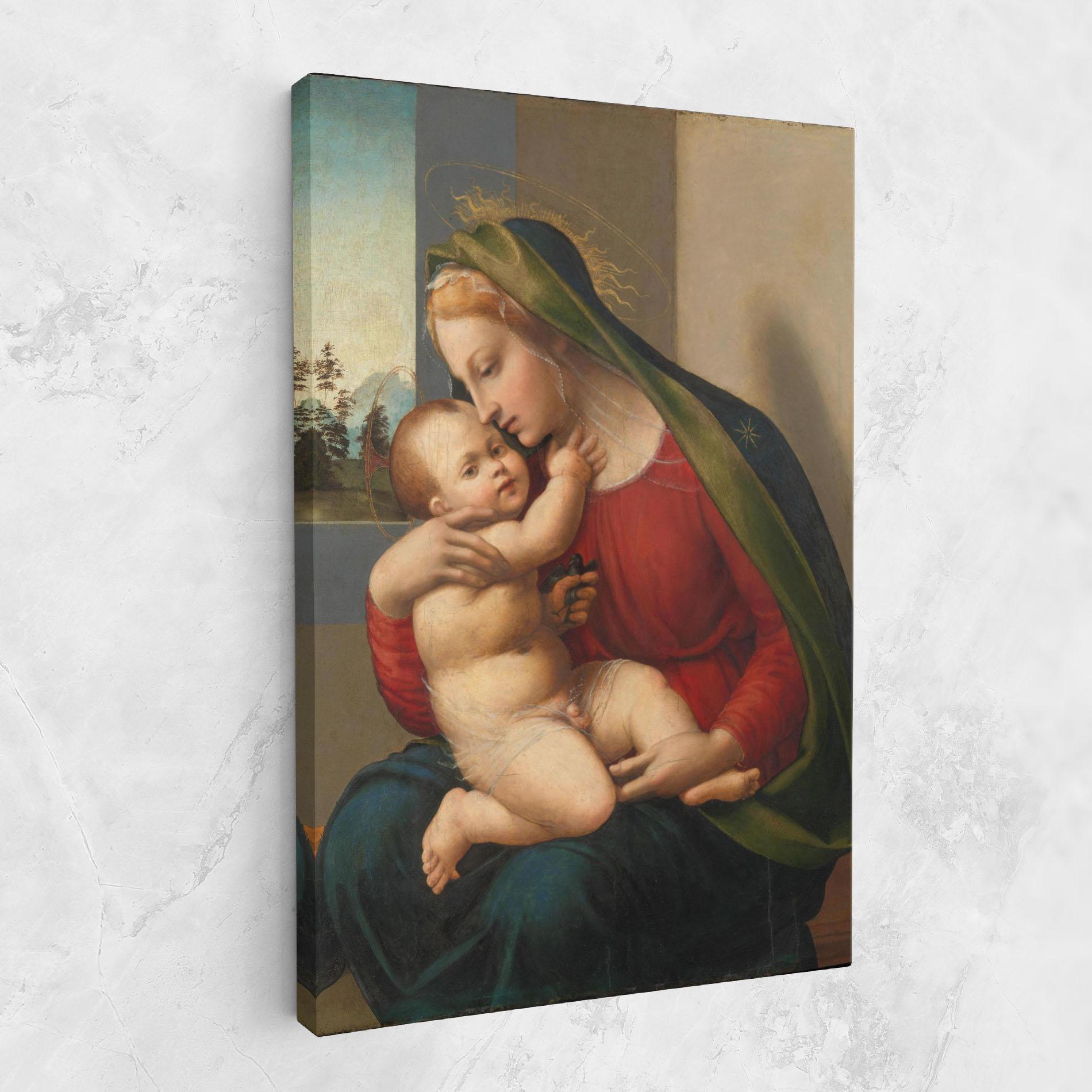 Tablou Canvas Madonna And Child mockup 1