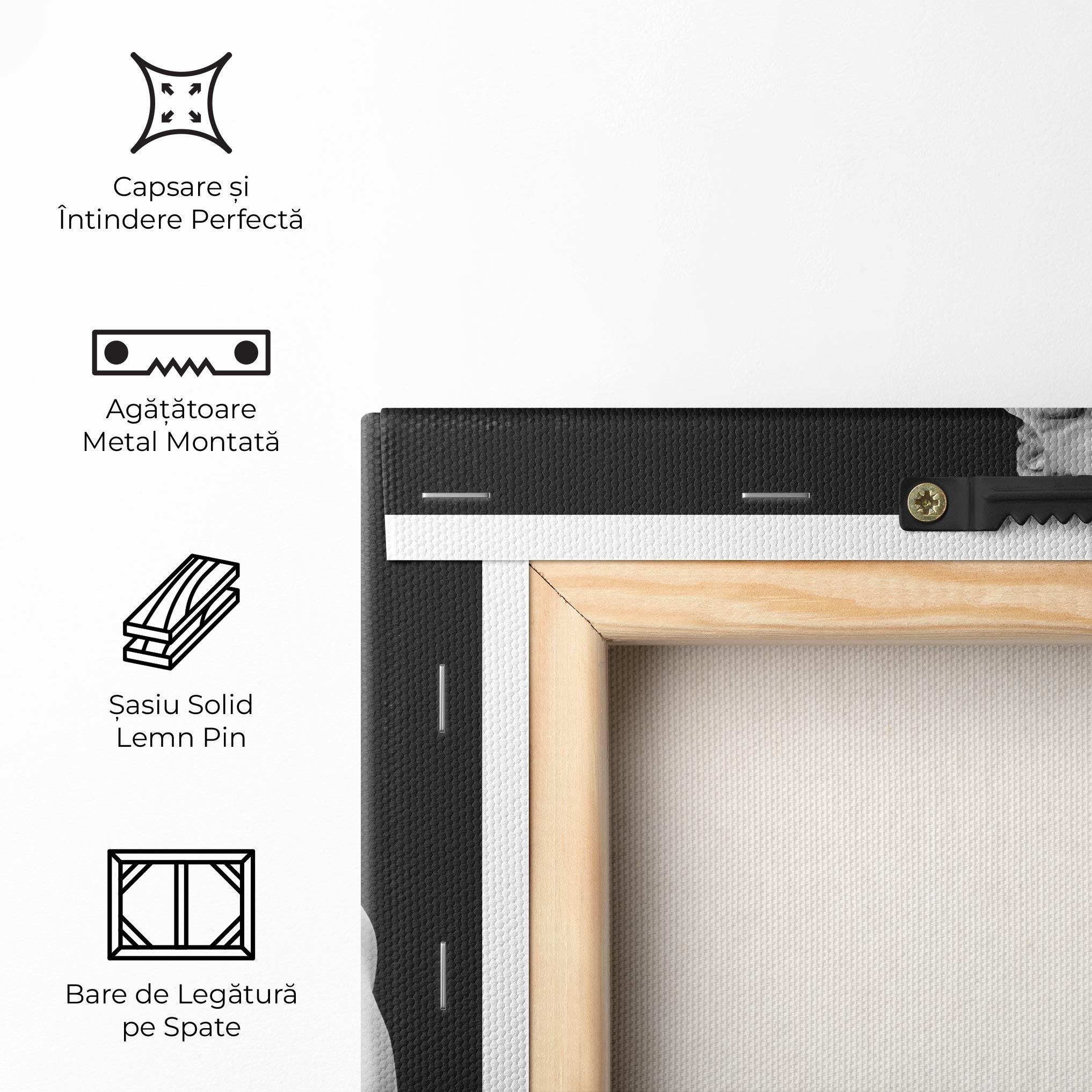 Tablou Canvas Moses Statue mockup 5