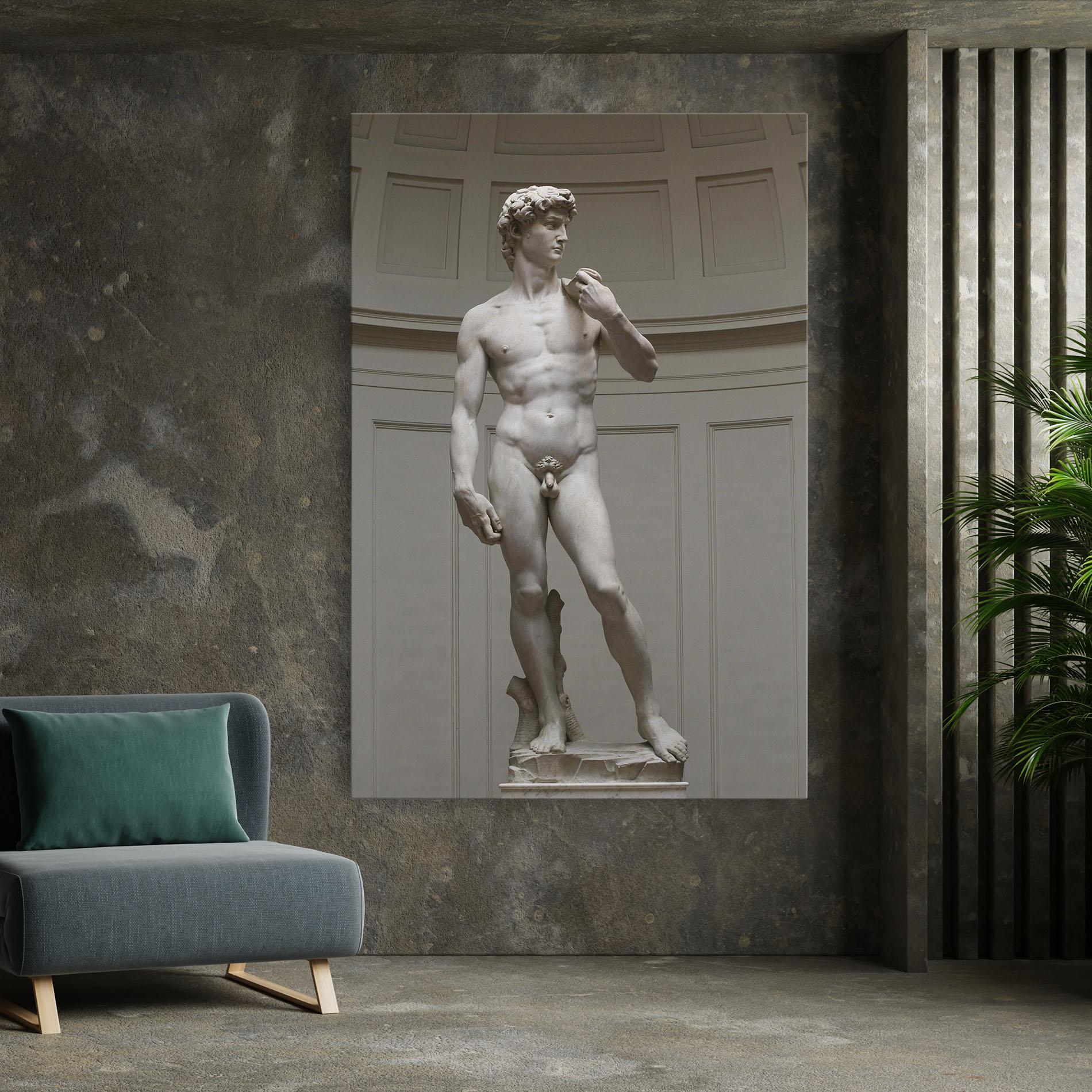 Tablou Canvas Michelangelo Statue mockup 7
