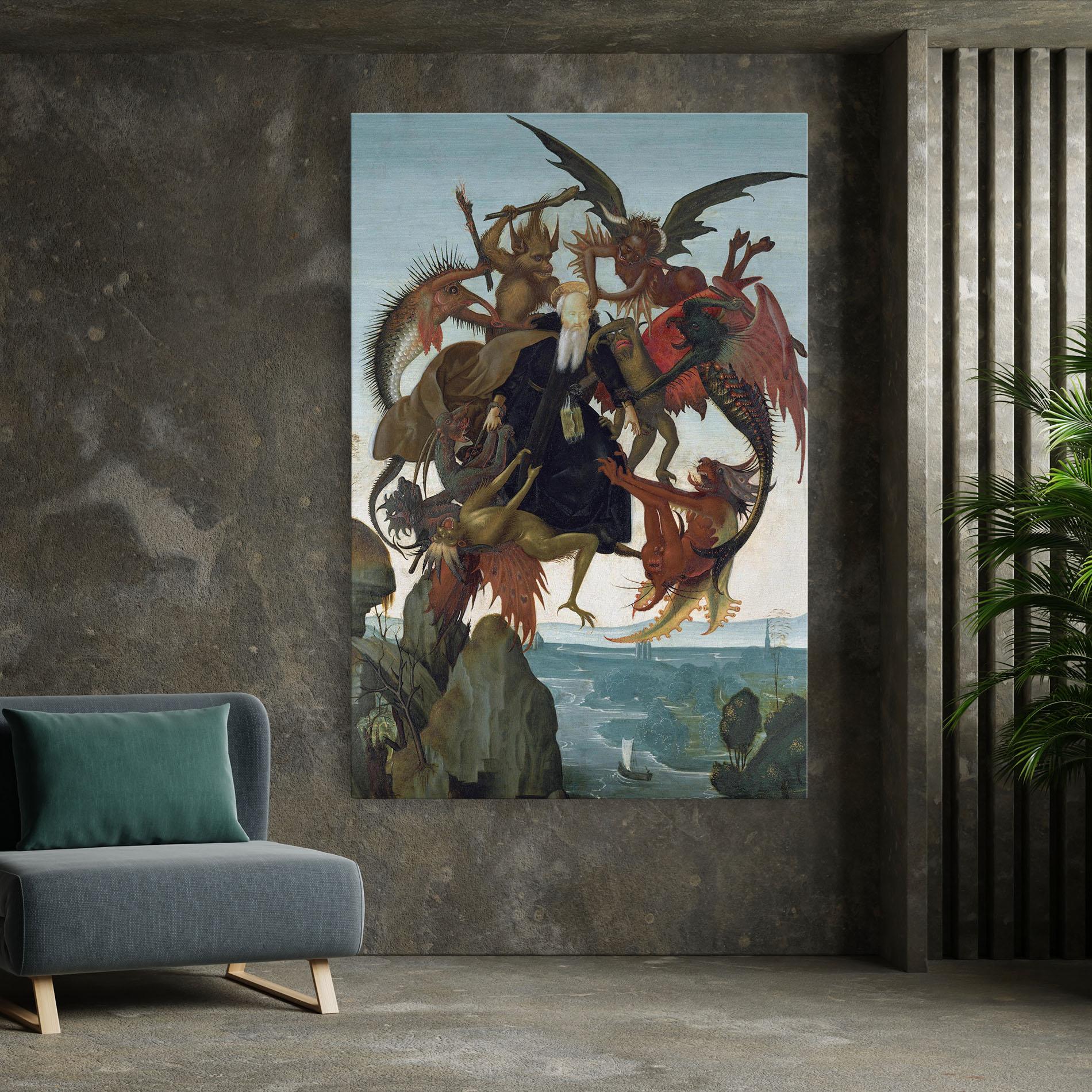 Tablou Canvas Torment Of Saint mockup 7