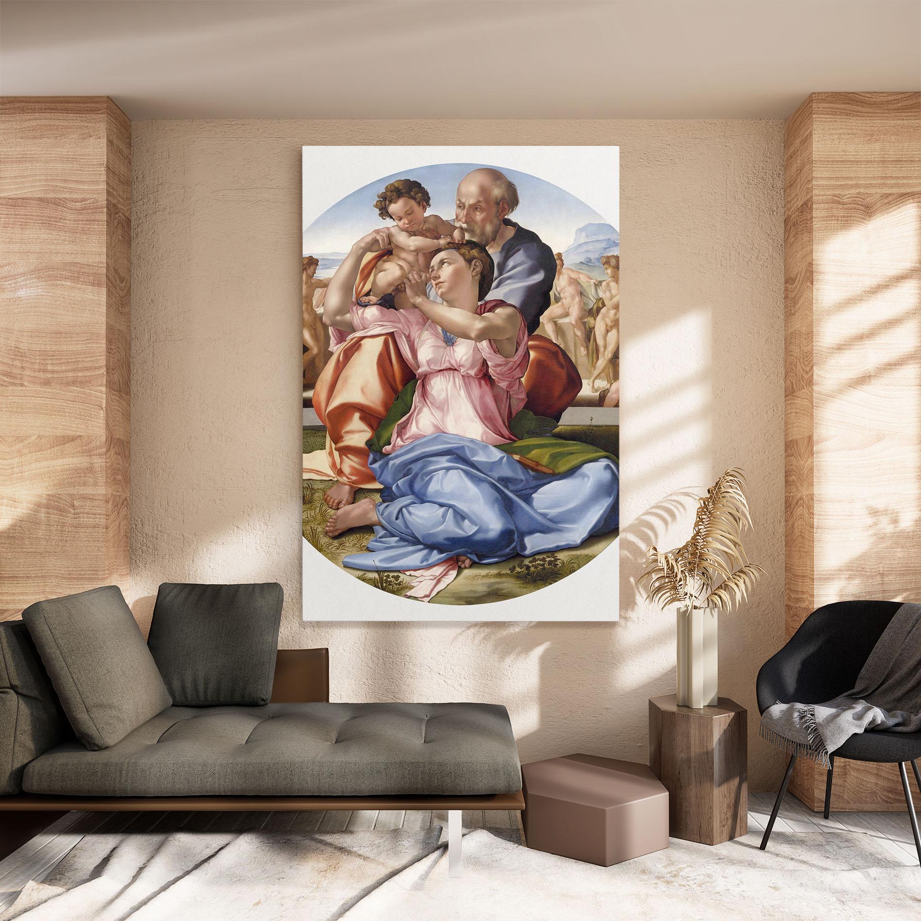 Tablou Canvas Doni Tondo mockup 8