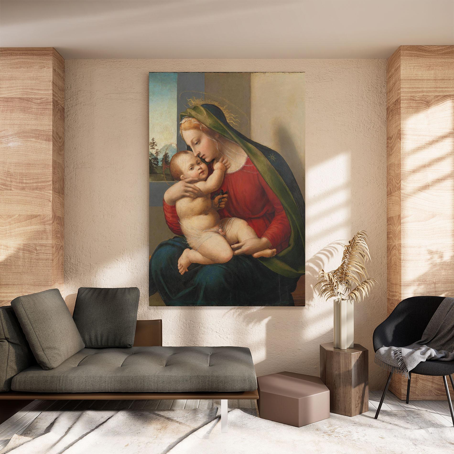 Tablou Canvas Madonna And Child mockup 8