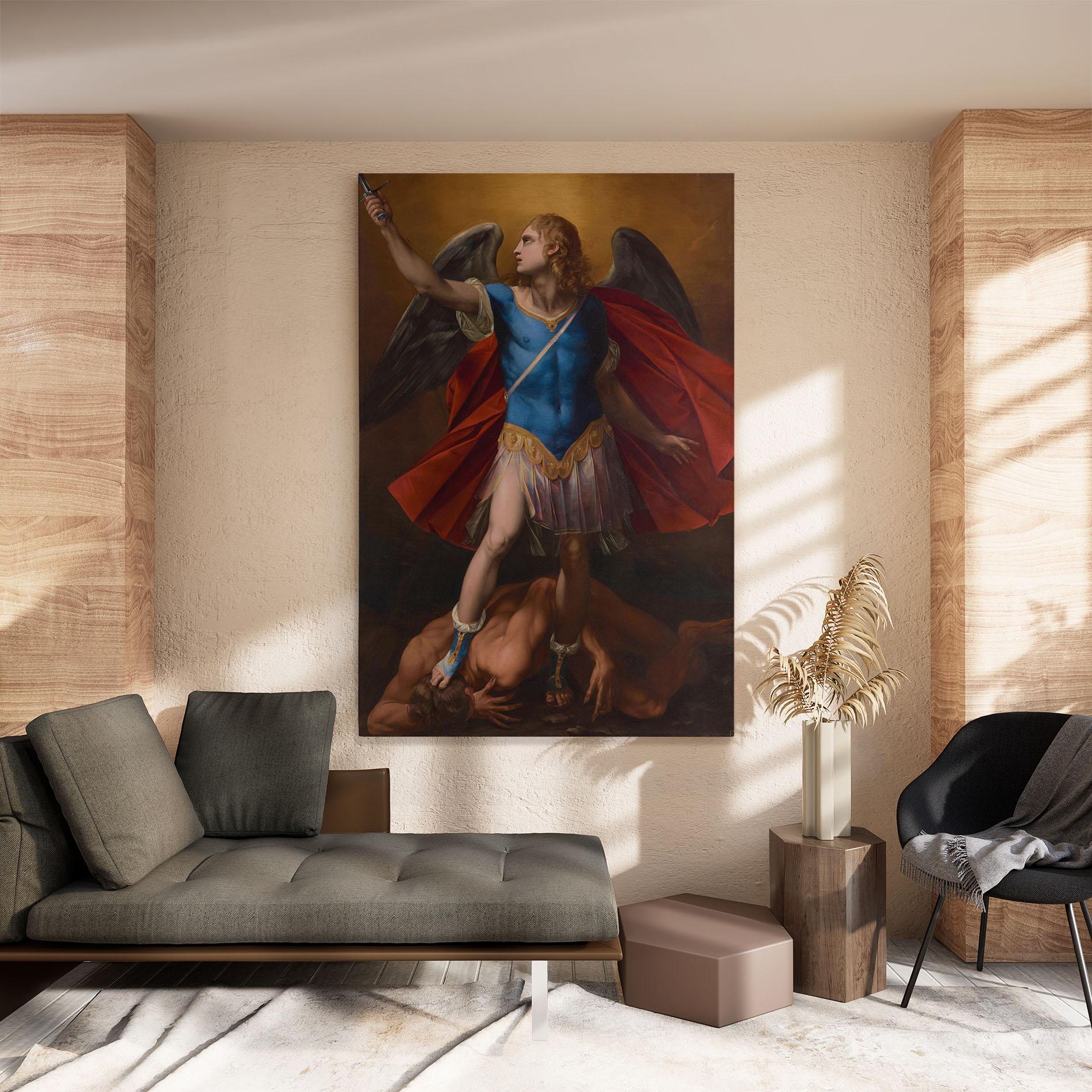 Tablou Canvas Sword In Upraised mockup 8