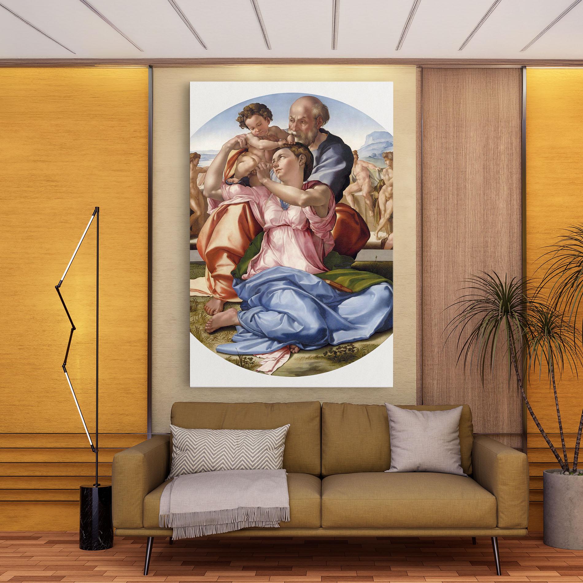 Tablou Canvas Doni Tondo mockup 9