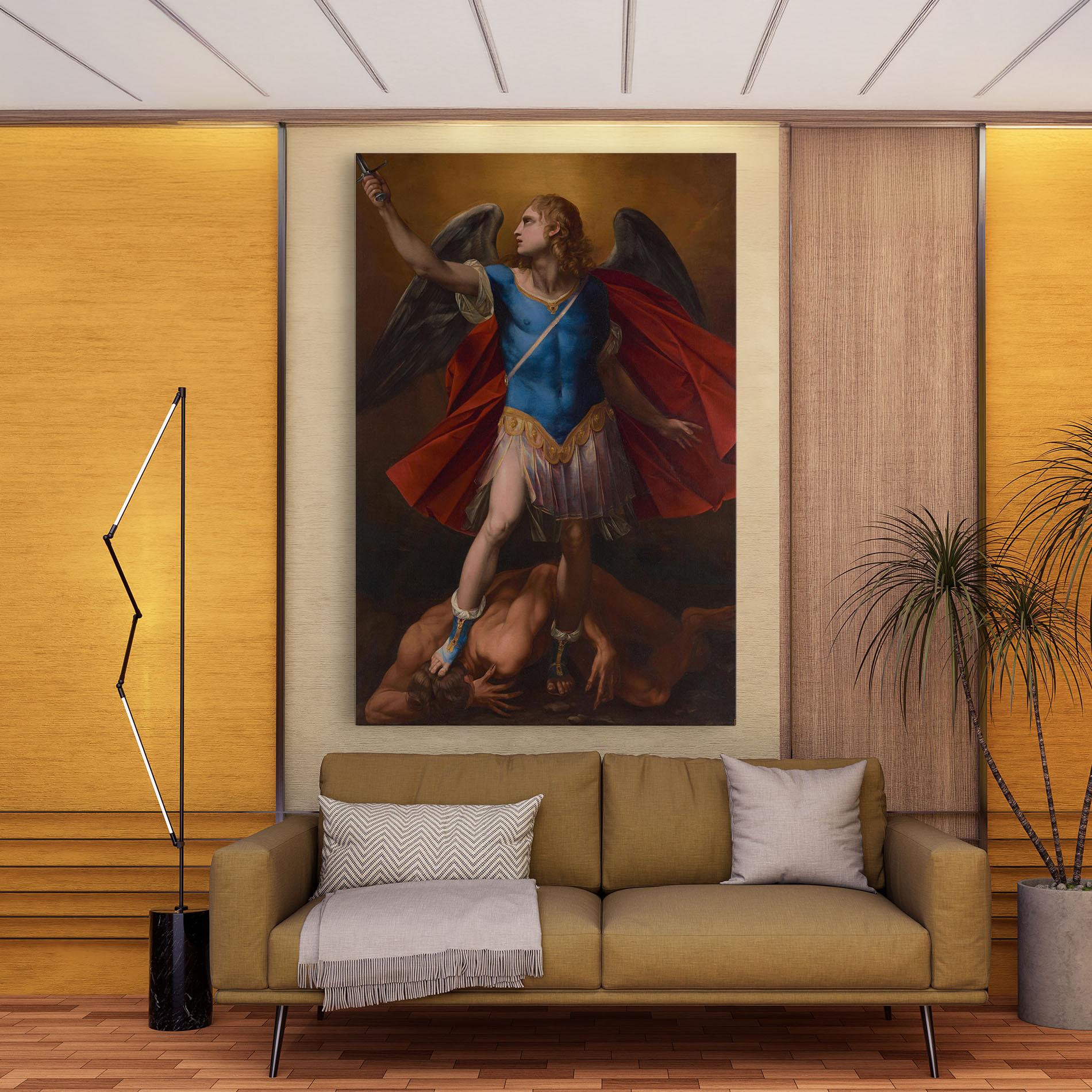 Tablou Canvas Sword In Upraised mockup 9