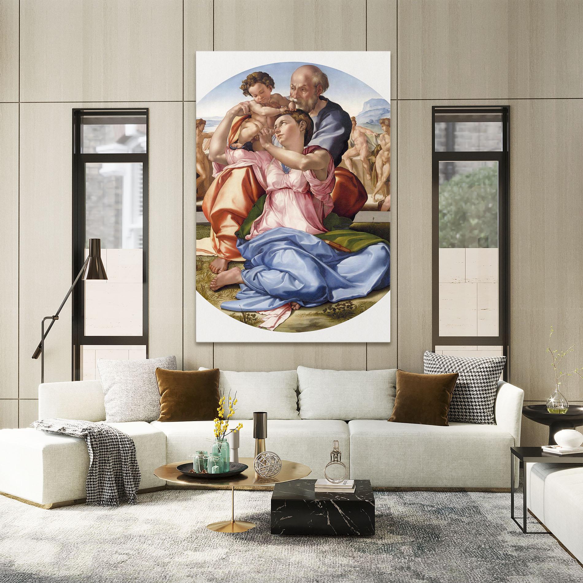 Tablou Canvas Doni Tondo mockup 2