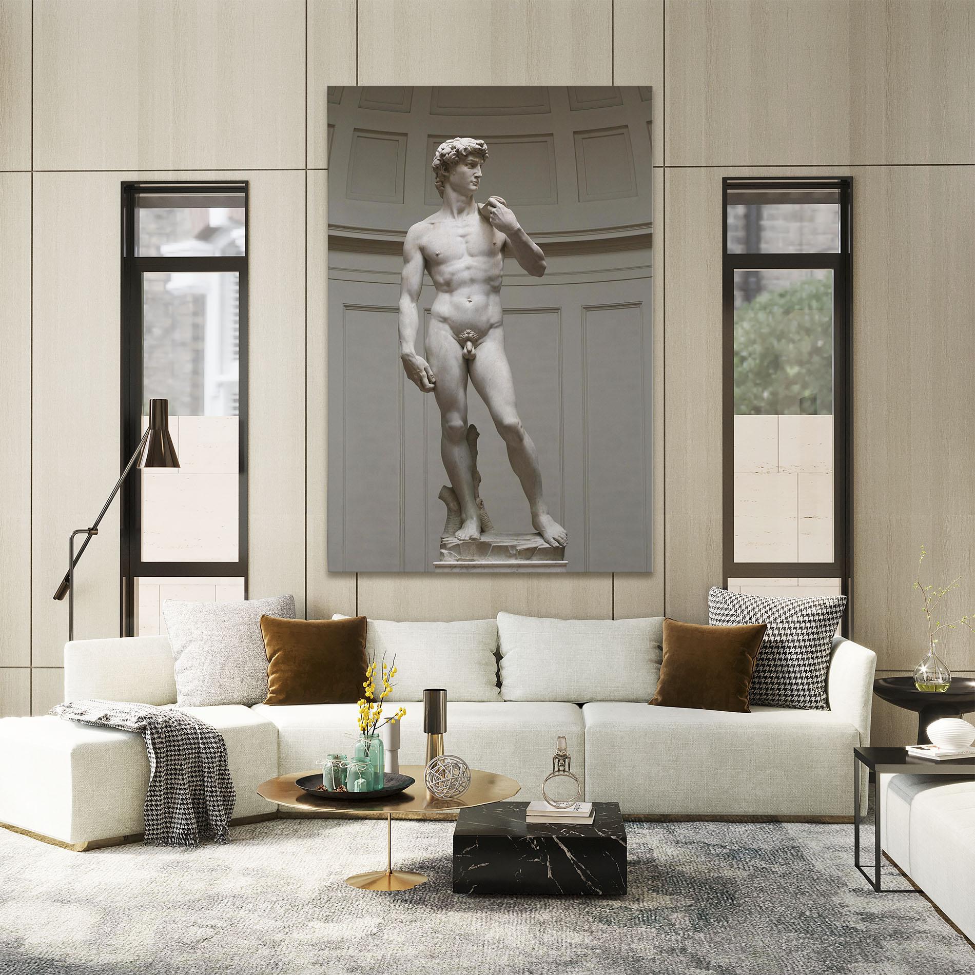 Tablou Canvas Michelangelo Statue mockup 2