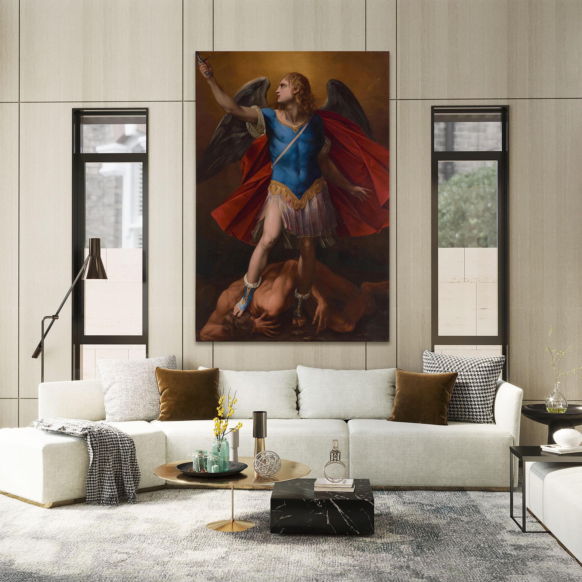 Tablou Canvas Sword In Upraised mockup 2