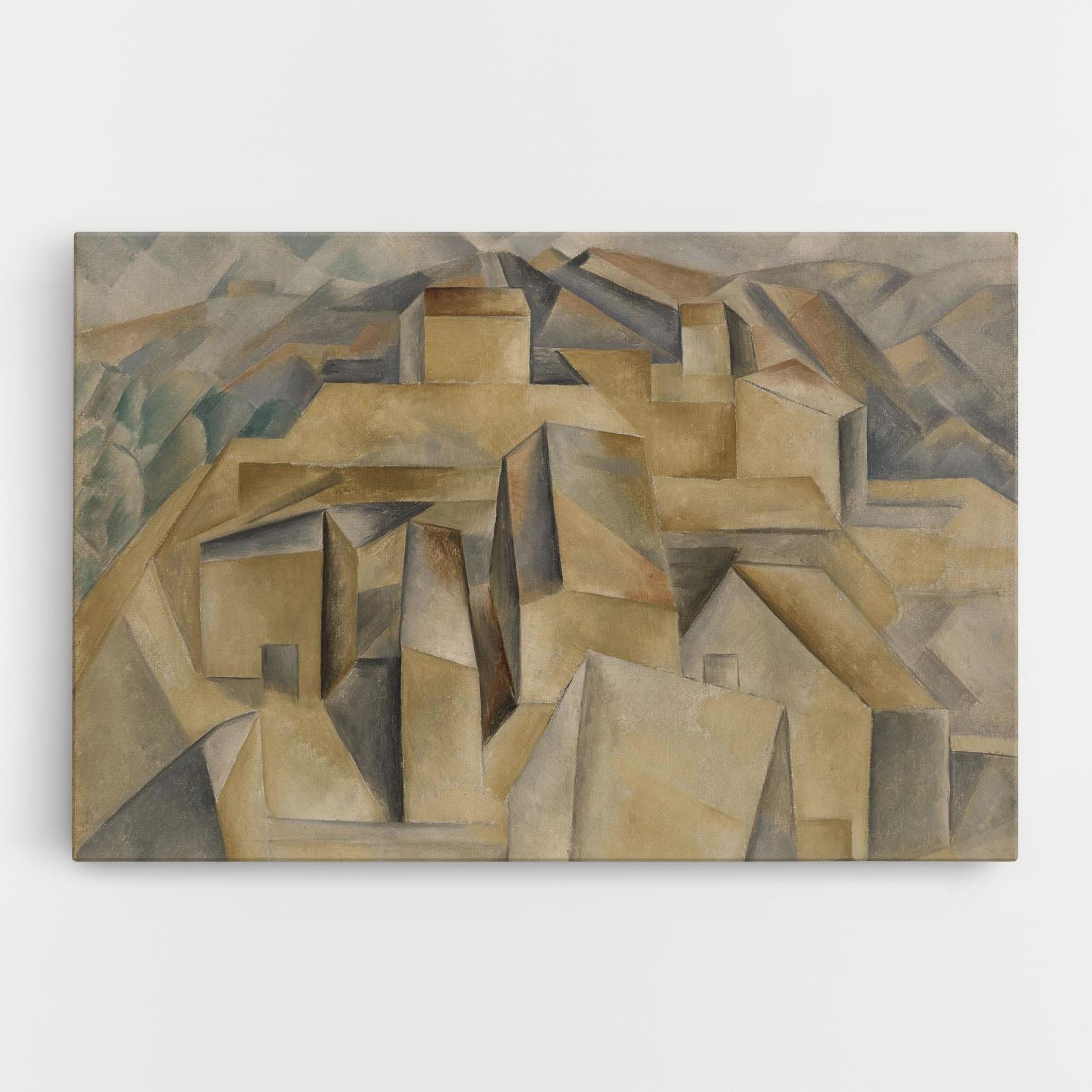 Tablou Canvas Houses On The Hill mockup 0