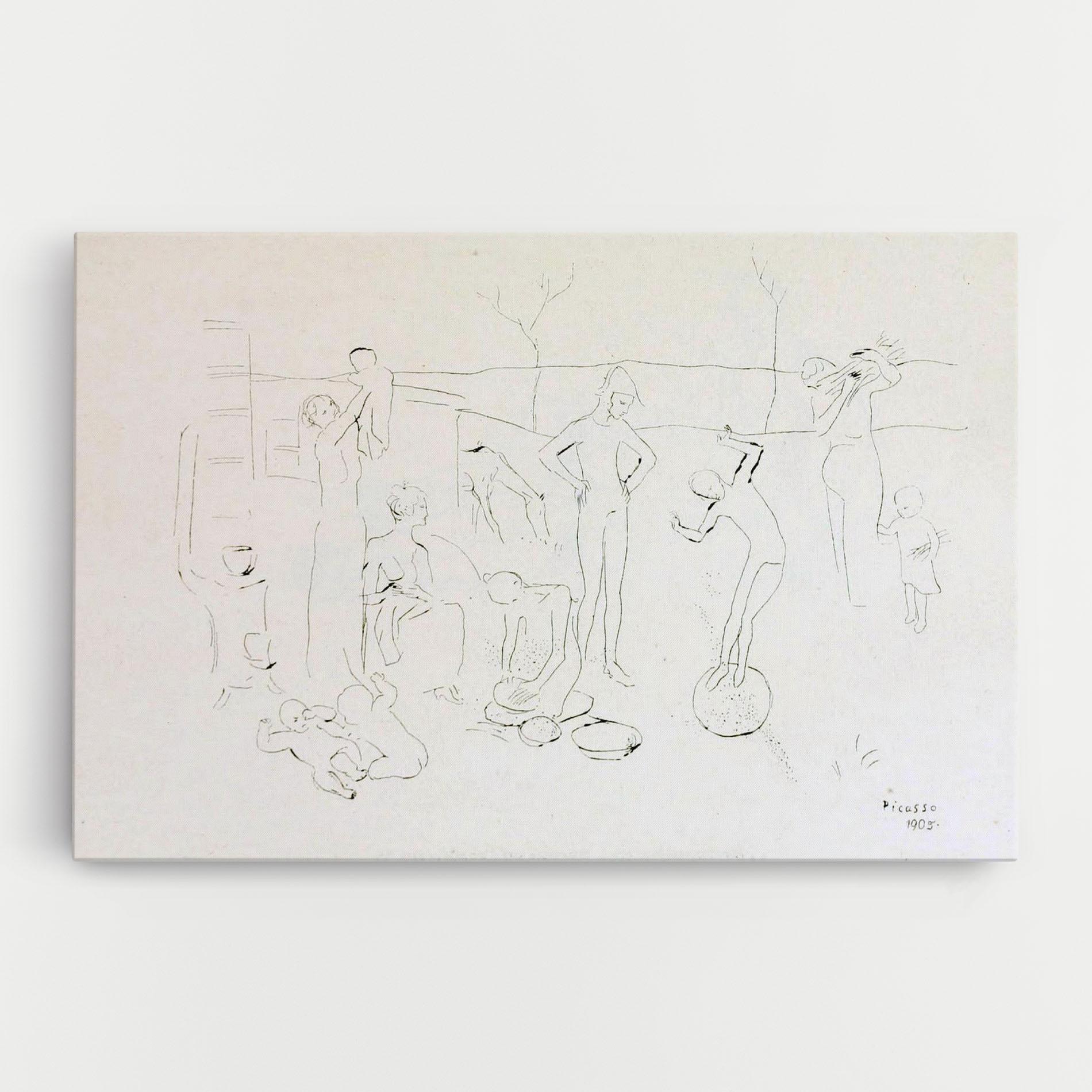 Tablou Canvas The Acrobats mockup 0