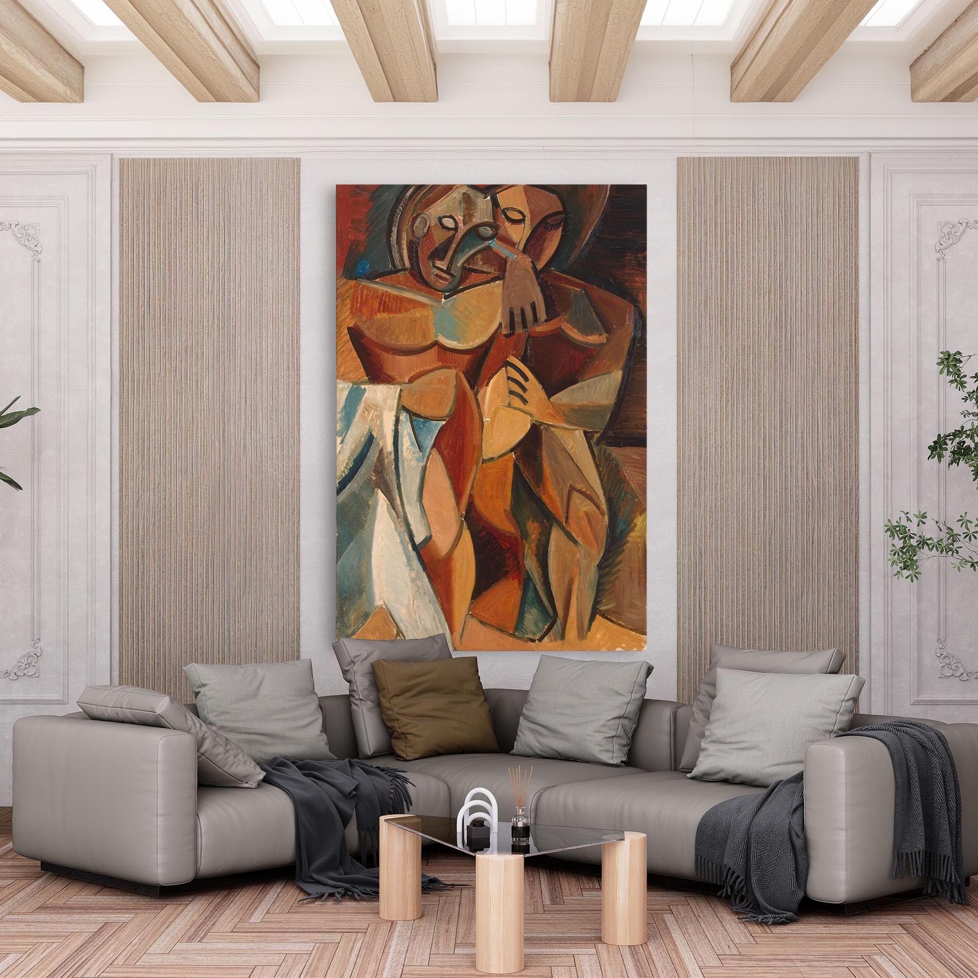 Tablou Canvas Friendship Two Nudes mockup 6