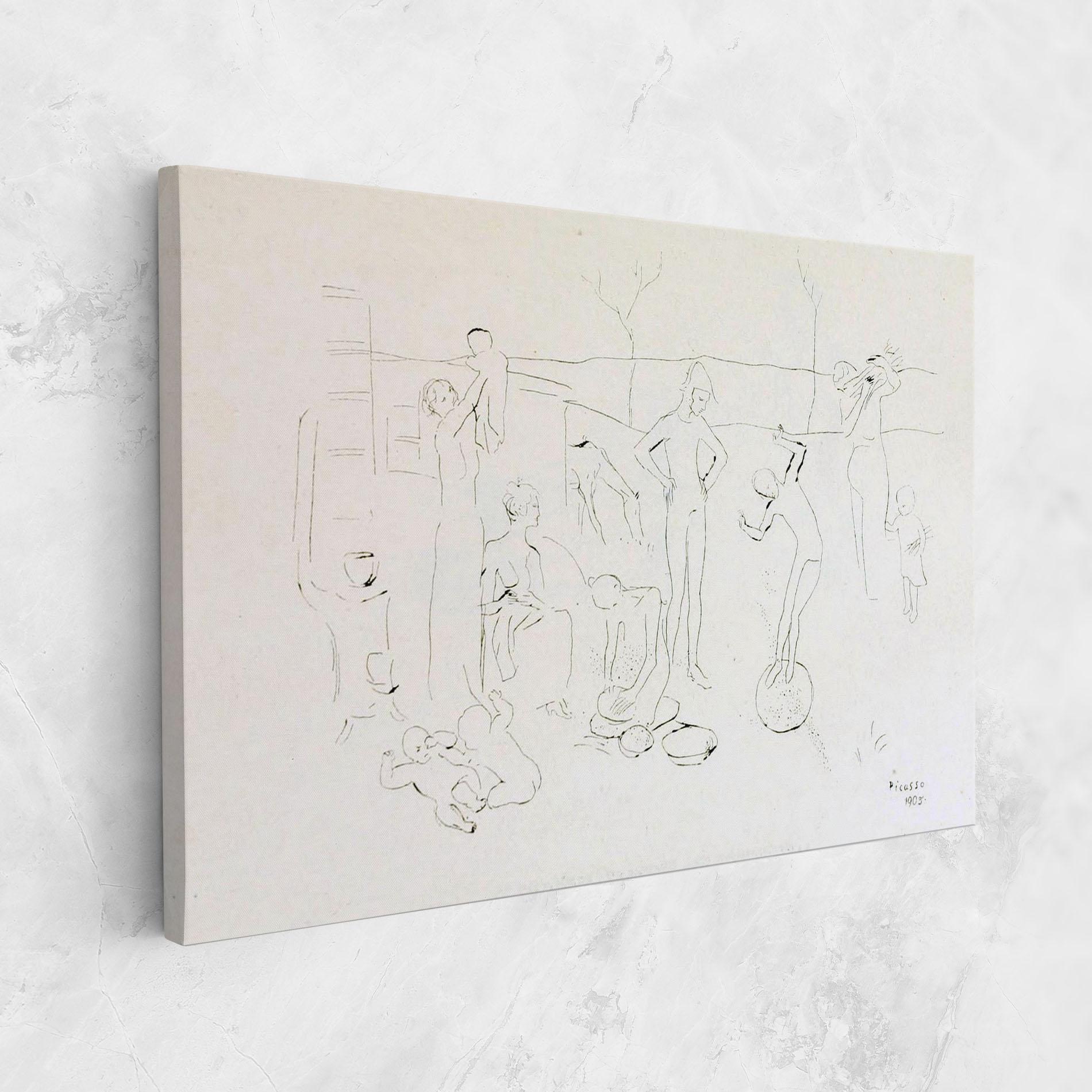 Tablou Canvas The Acrobats mockup 1