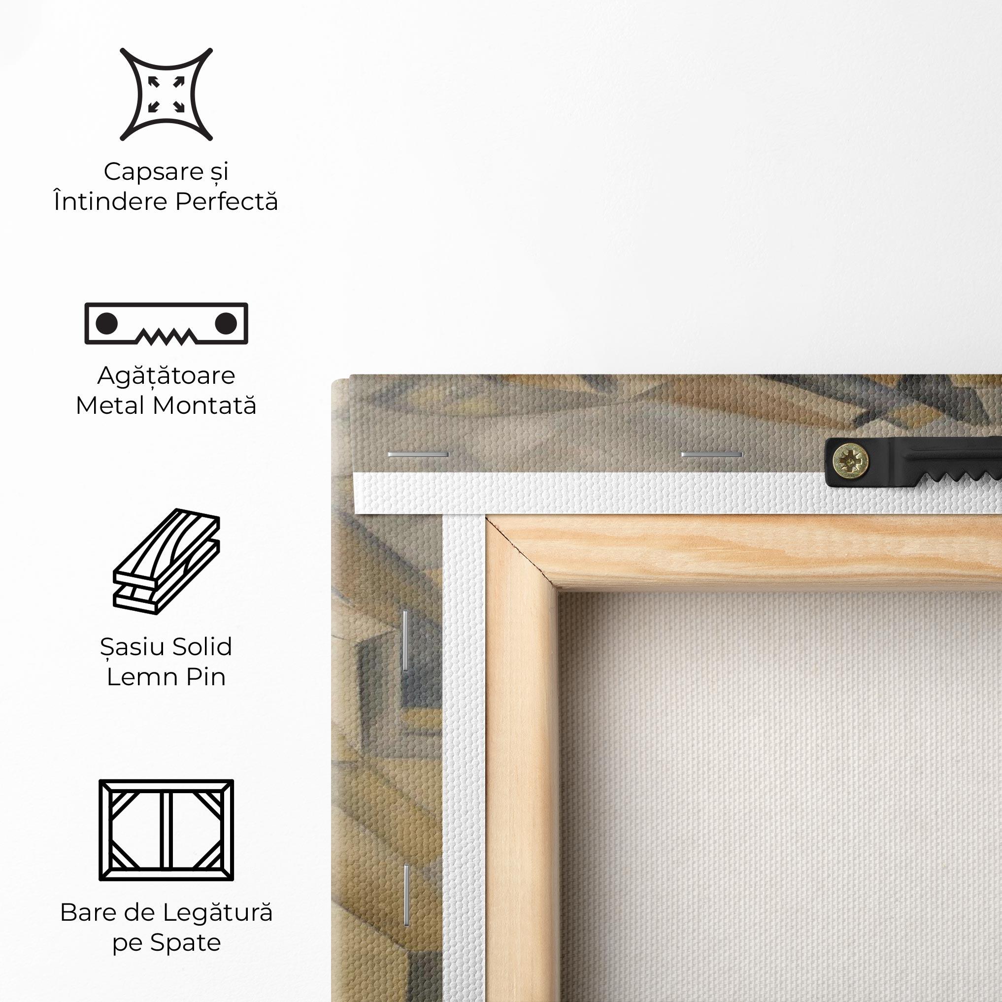 Tablou Canvas Houses On The Hill mockup 5