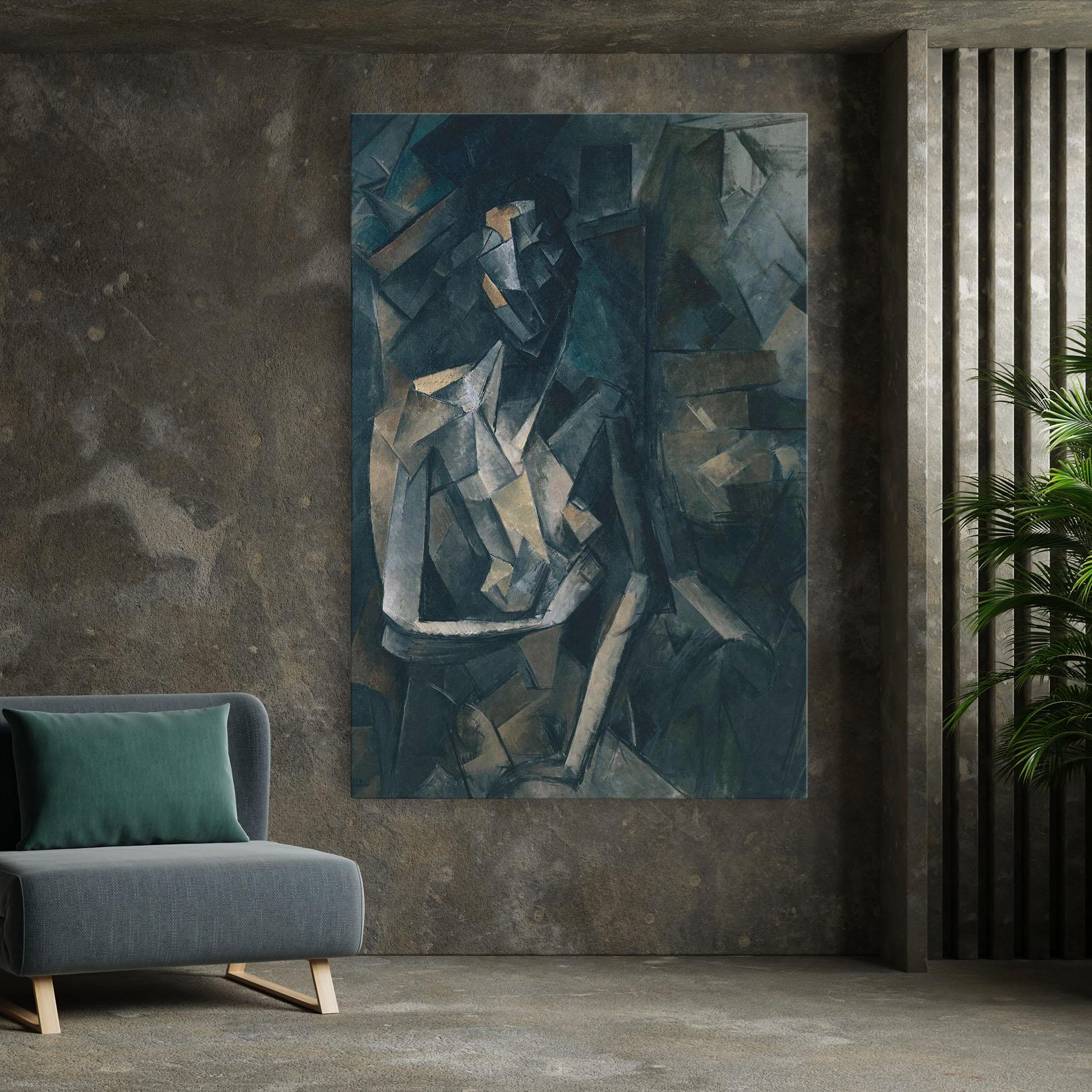 Tablou Canvas Dans Un Fauteuil mockup 7