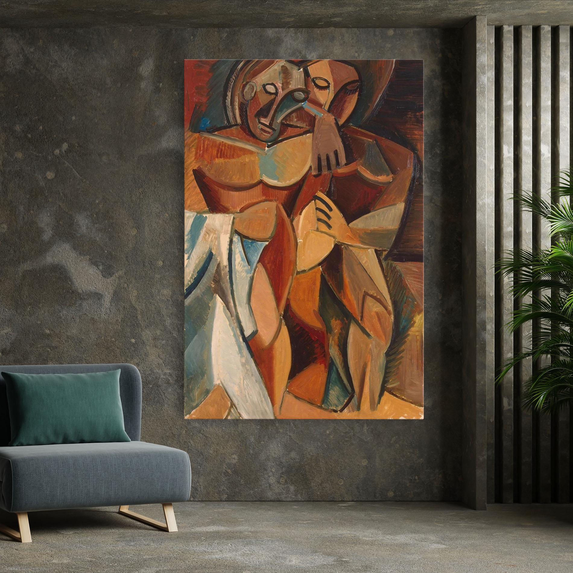 Tablou Canvas Friendship Two Nudes mockup 7