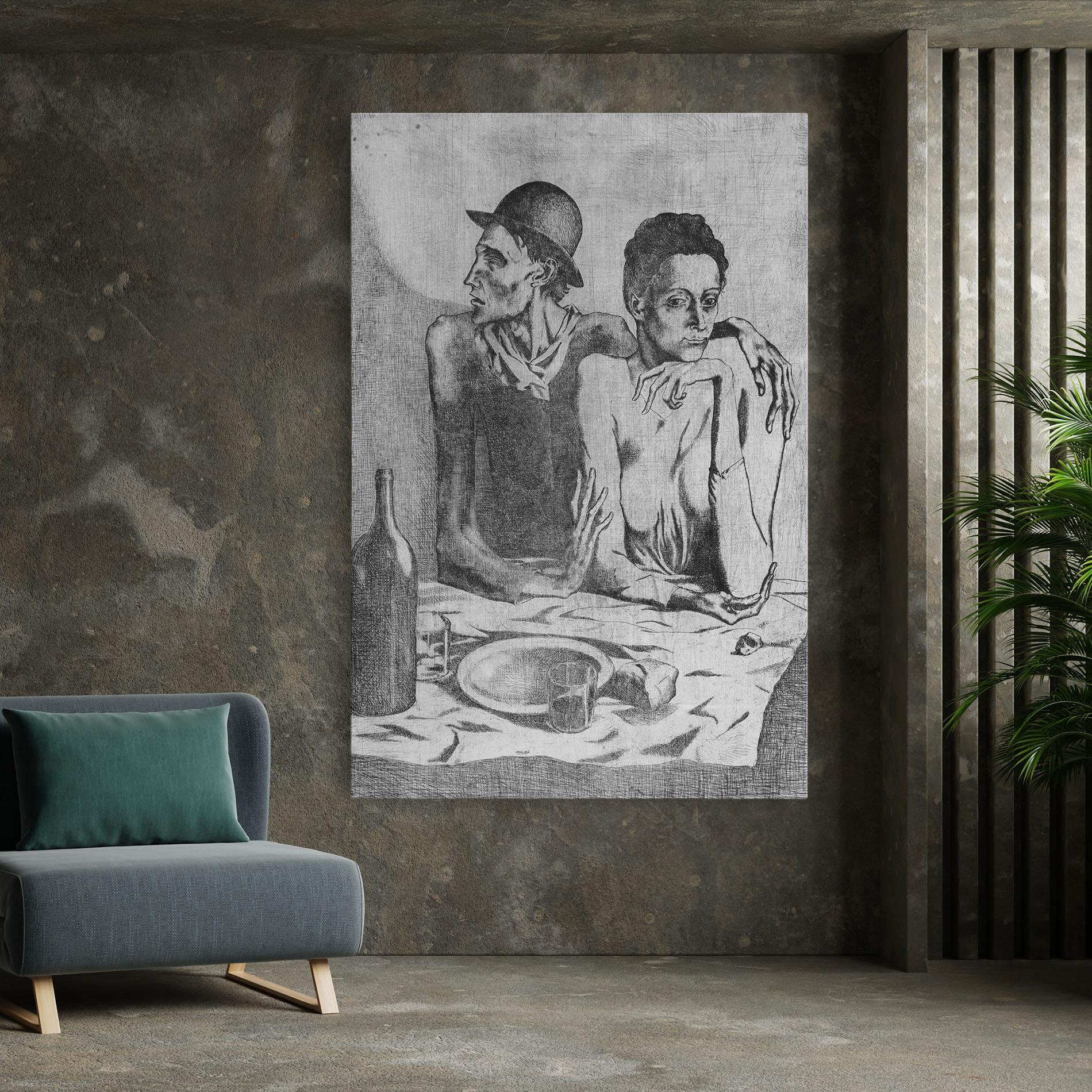 Tablou Canvas The Frugal Repast mockup 7