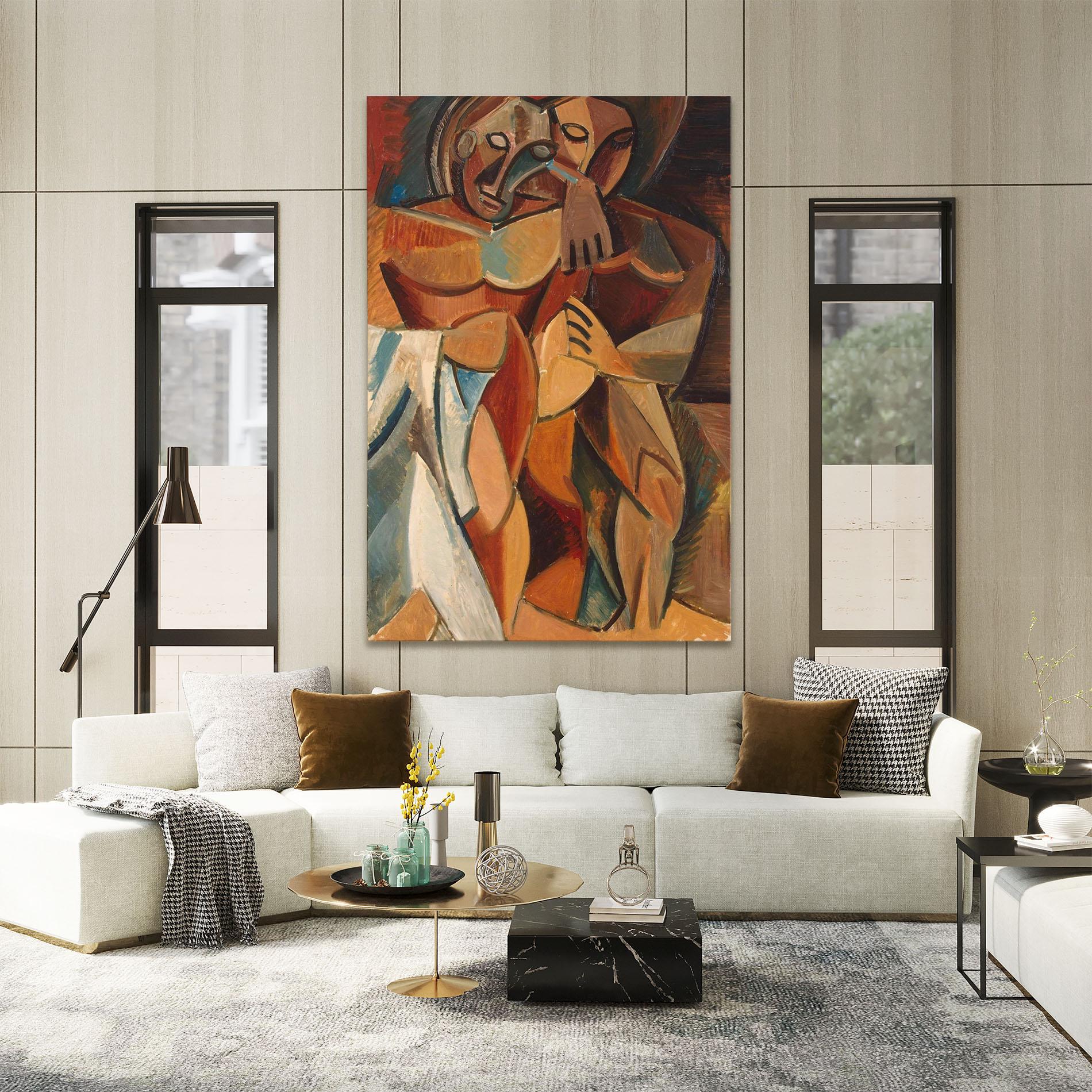 Tablou Canvas Friendship Two Nudes mockup 2