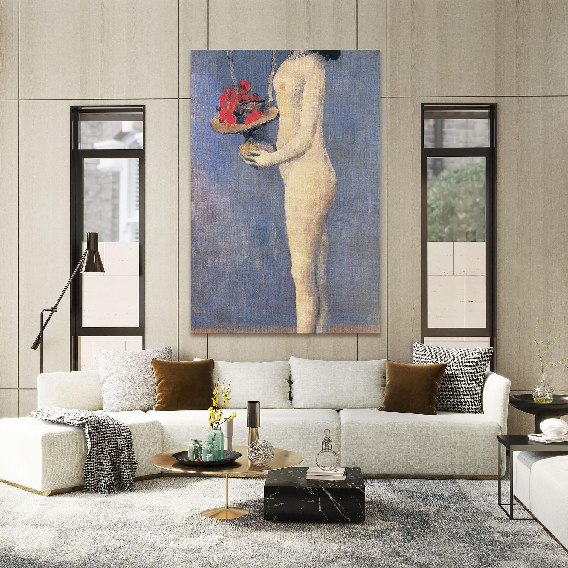 Tablou Canvas Le Panier Fleuri mockup 2