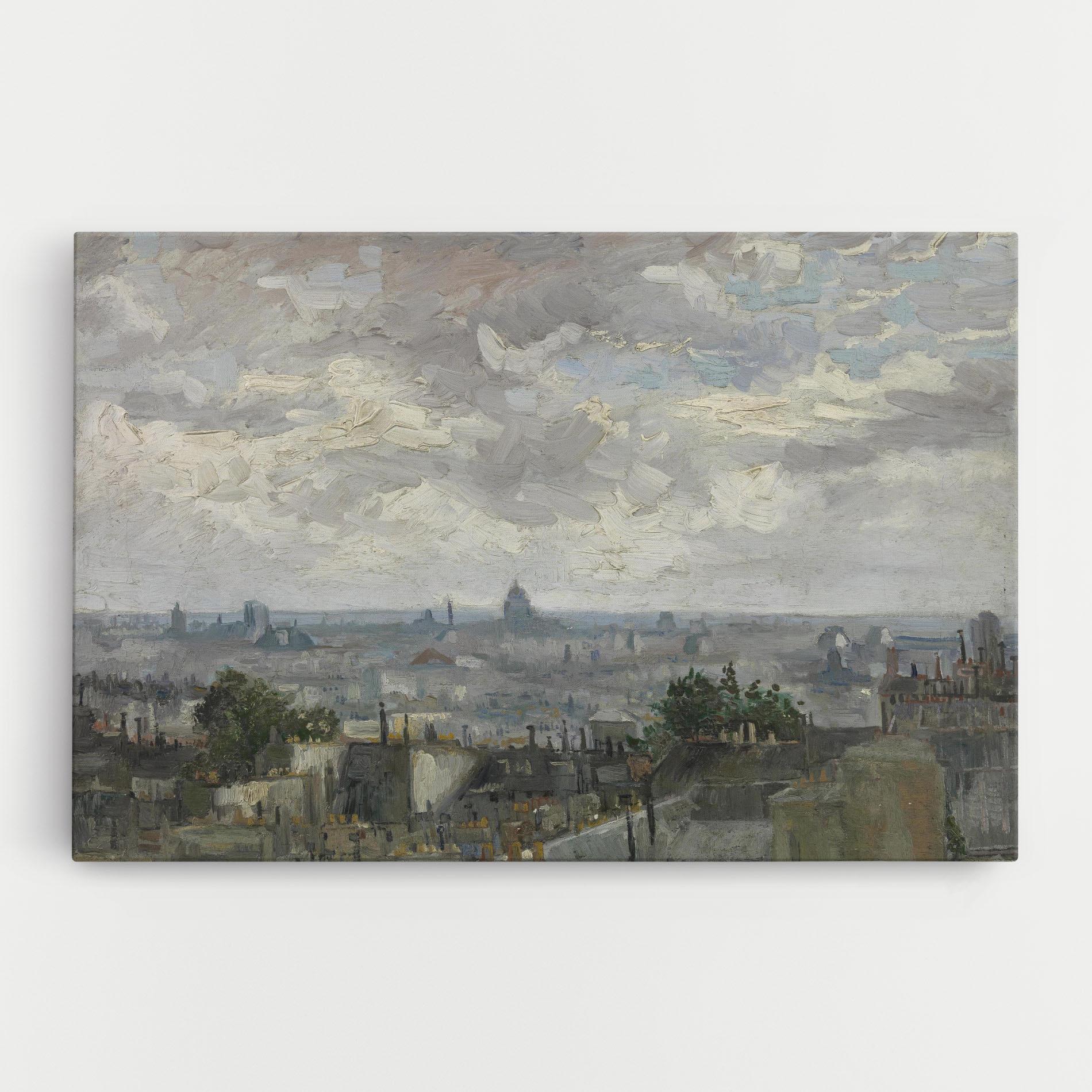 Tablou Canvas Gezicht Op Paris mockup 0