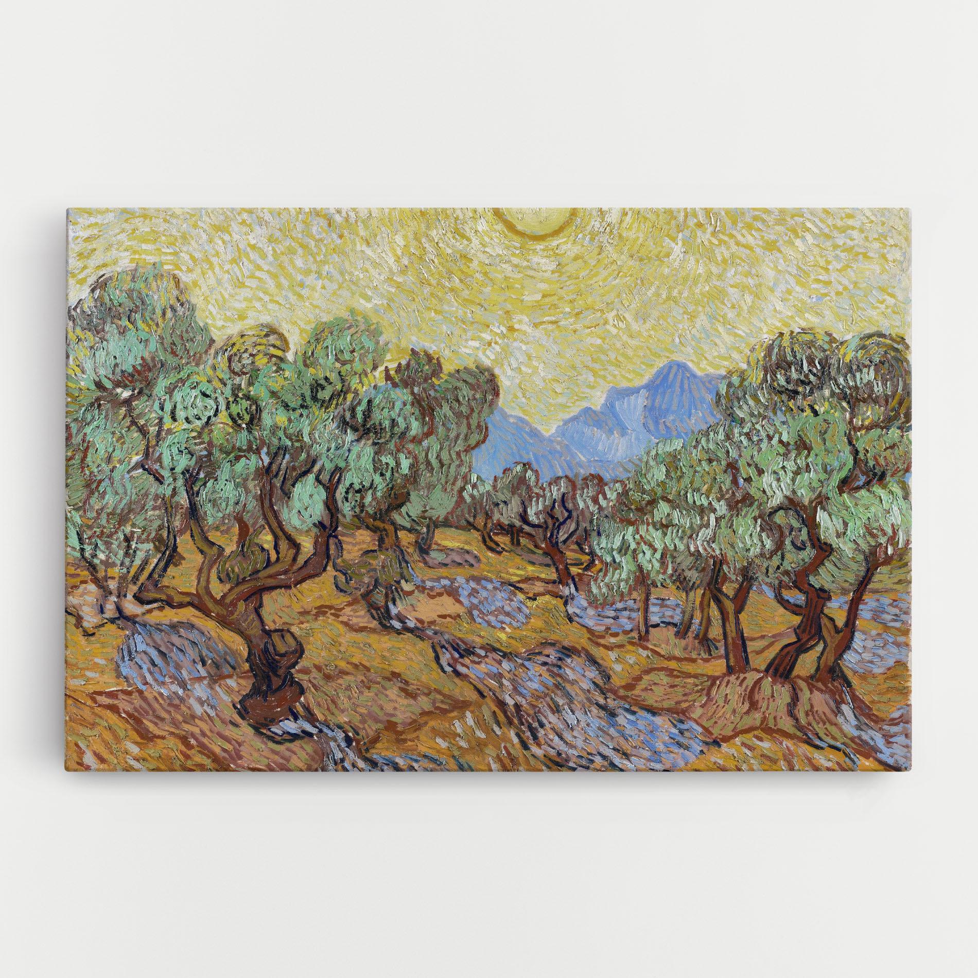 Tablou Canvas Gogh Olive Trees mockup 0
