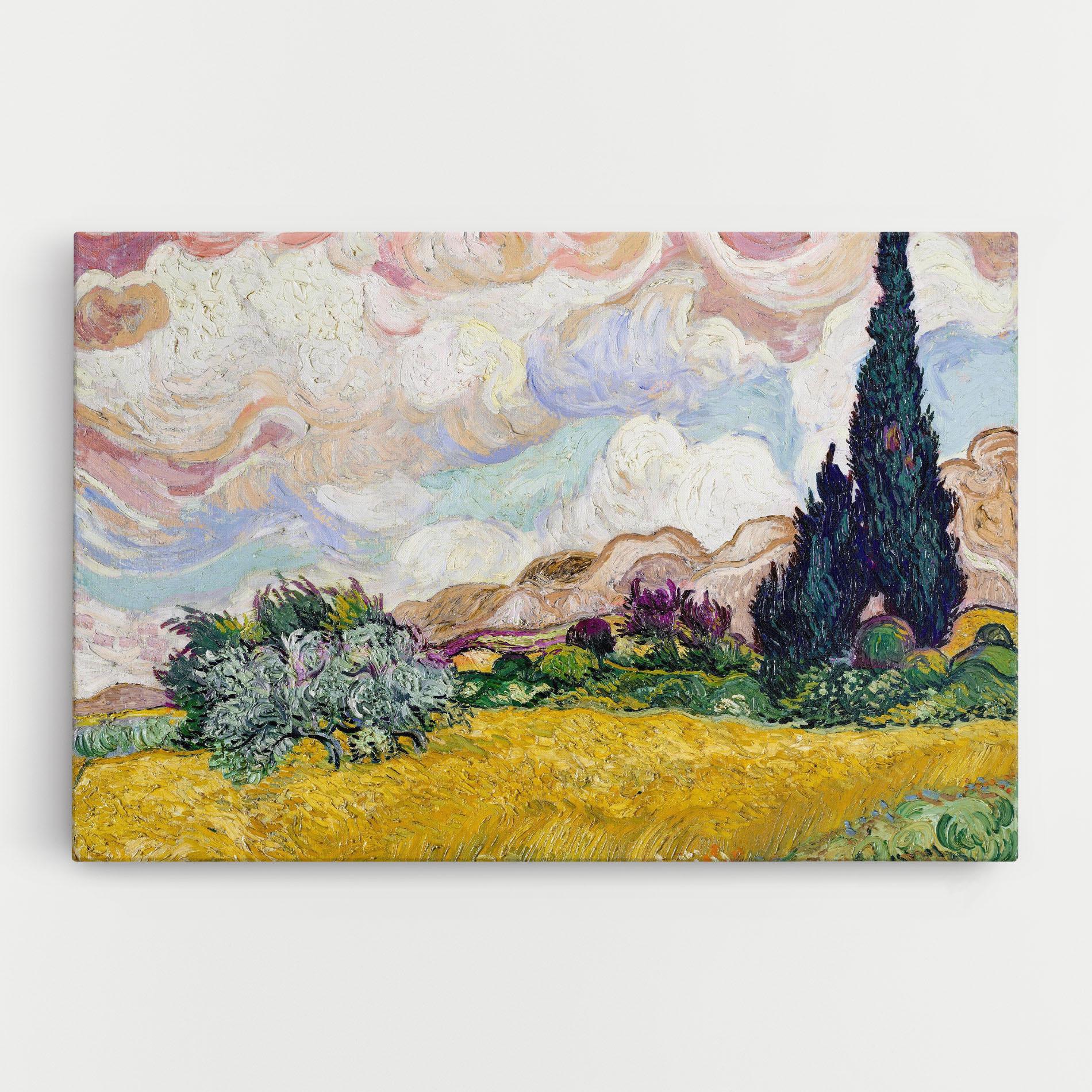 Tablou Canvas Pastel Wheat Field mockup 0