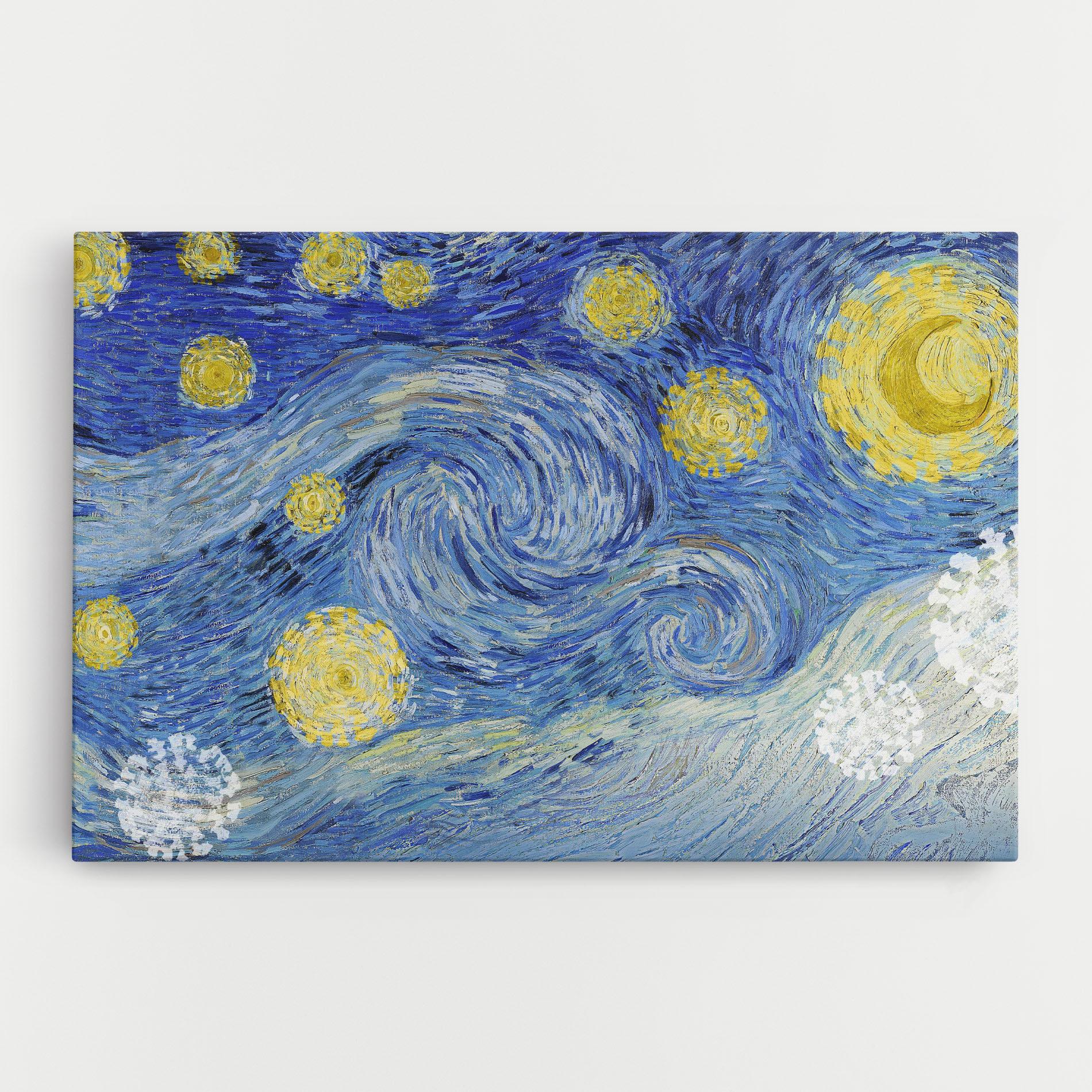 Tablou Canvas Van Gogh Starry Night mockup 0
