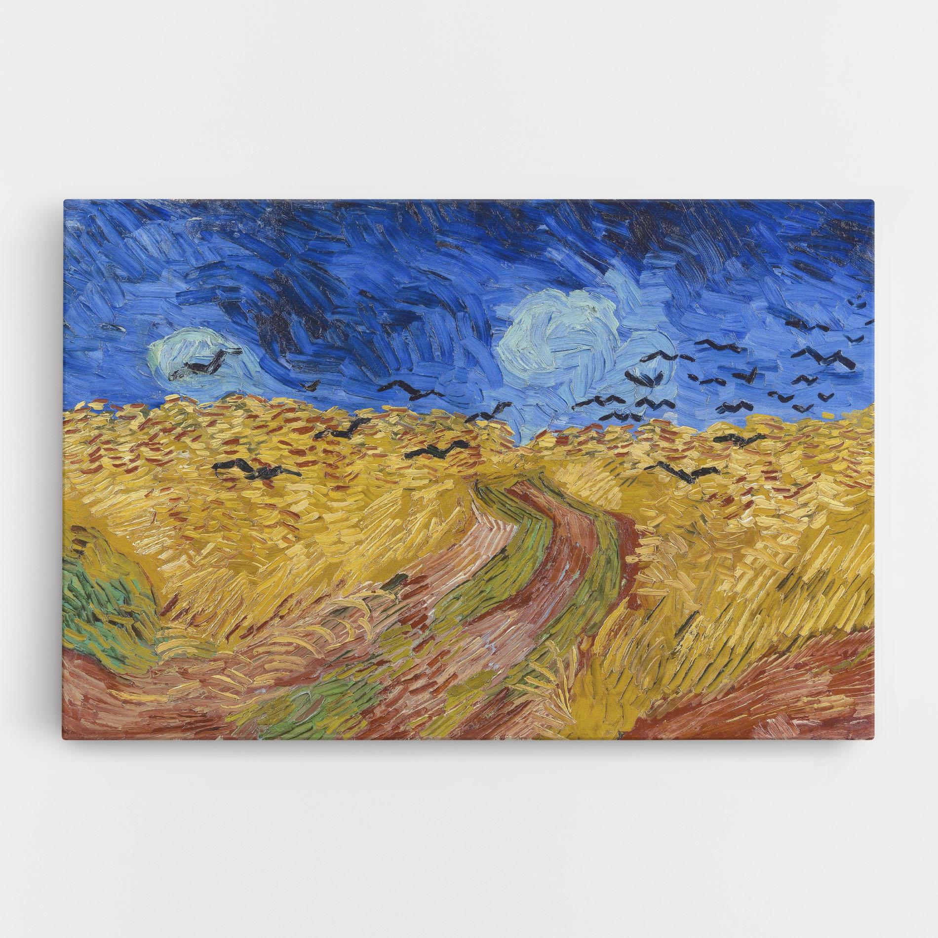 Tablou Canvas Wheatfield Crows mockup 0