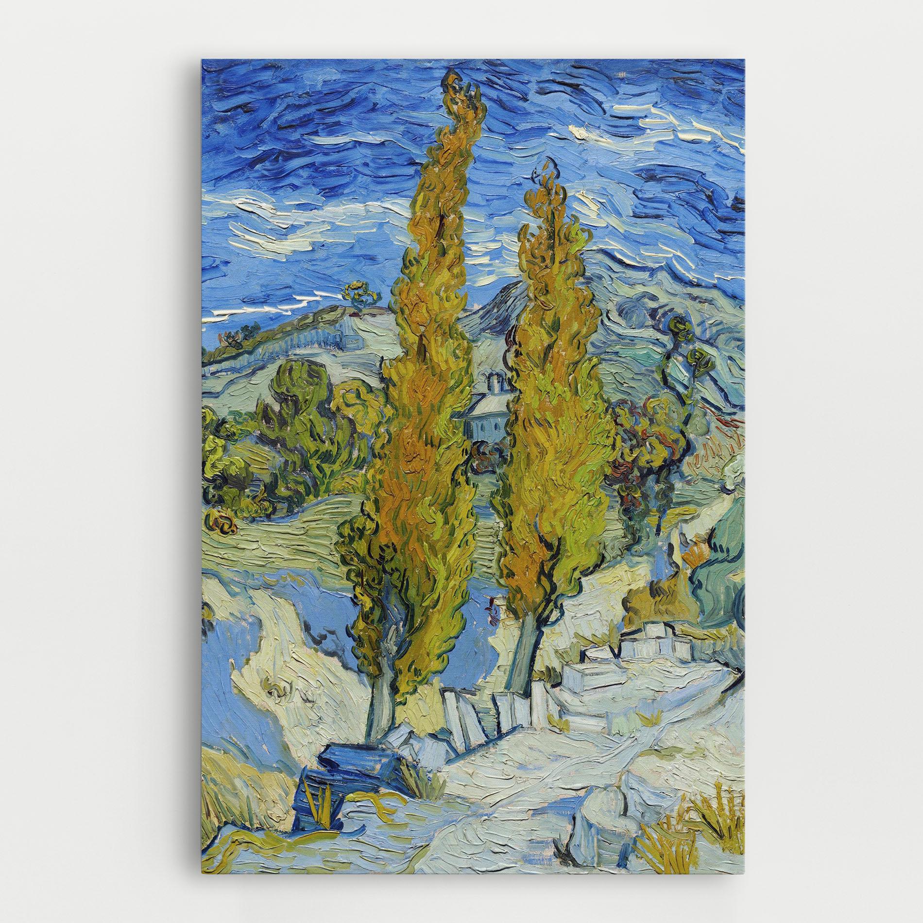 Tablou Canvas Poplars At Saint Remy mockup 0