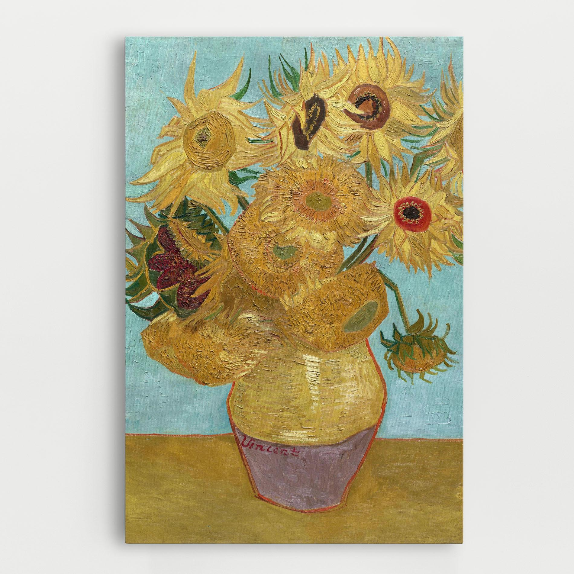 Tablou Canvas Twelve Sunflowers mockup 0