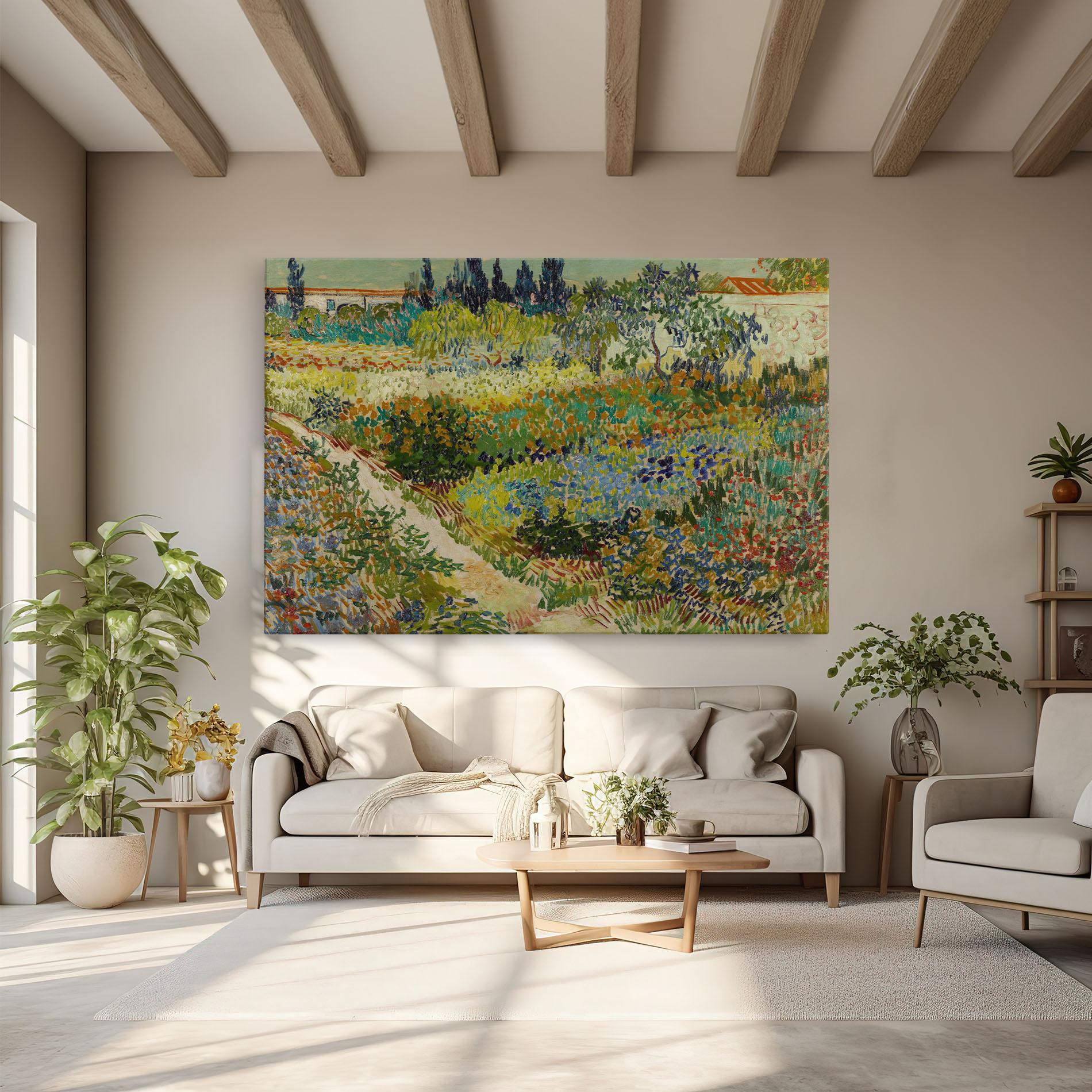 Tablou Canvas Garden At Arles mockup 6