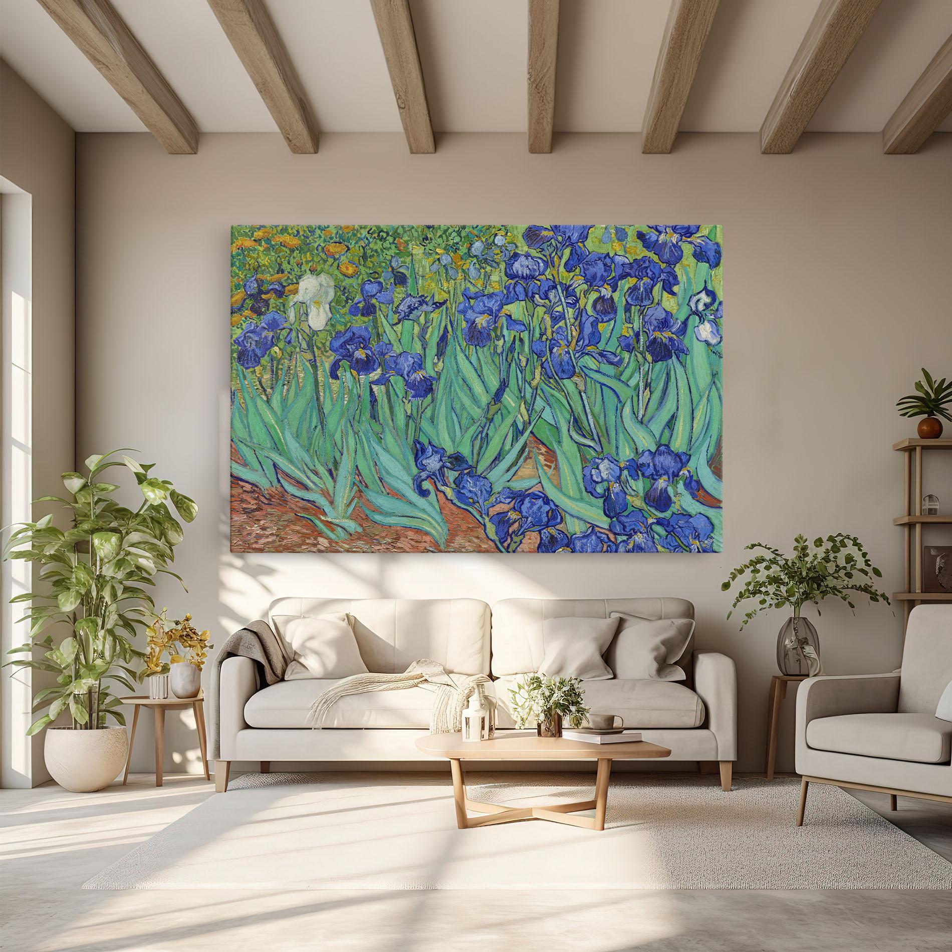 Tablou Canvas Irises Van Gogh mockup 6