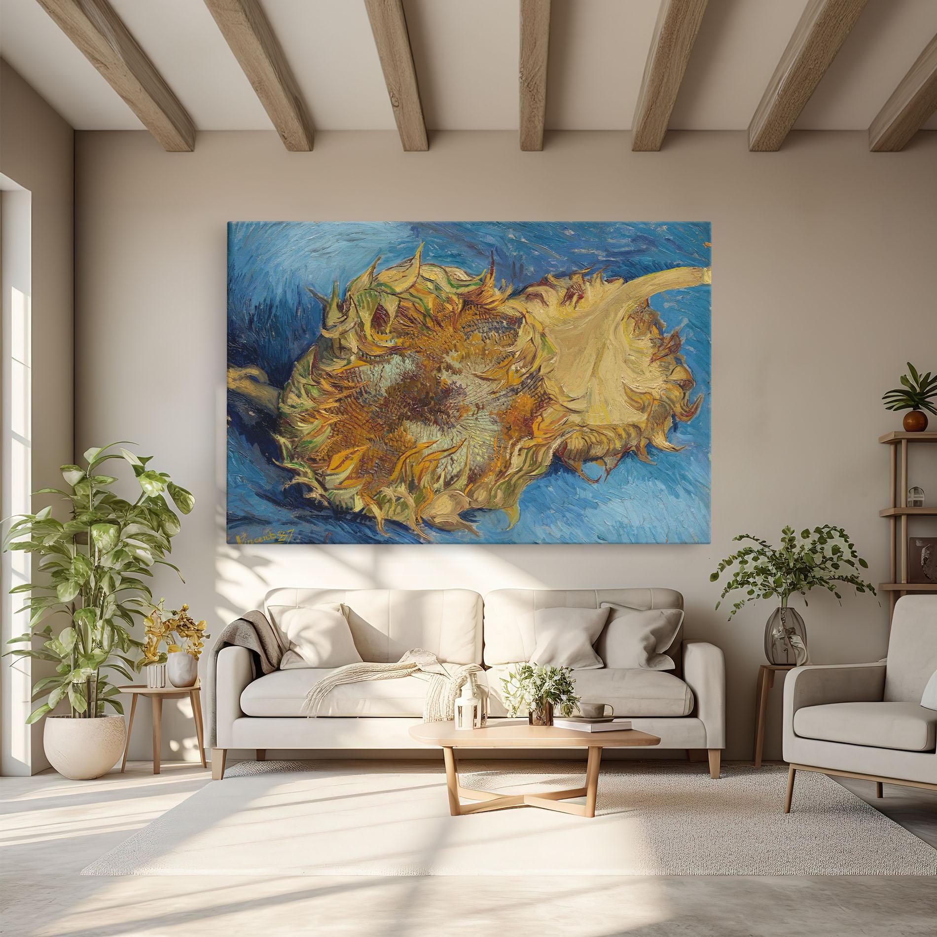 Tablou Canvas Sunflowers Van Gogh mockup 6