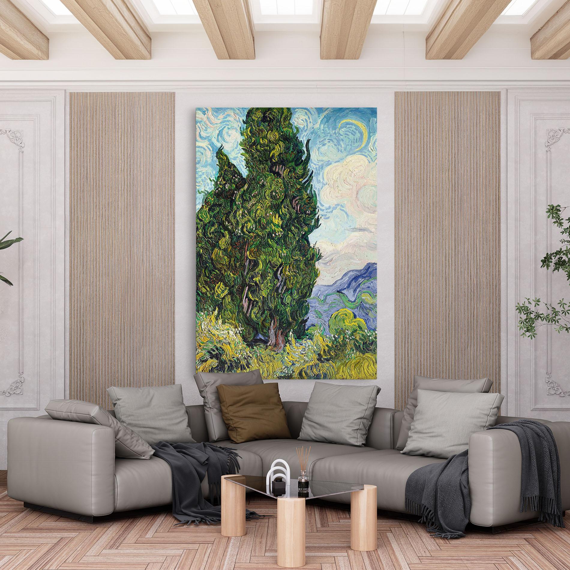 Tablou Canvas Cypresses mockup 6