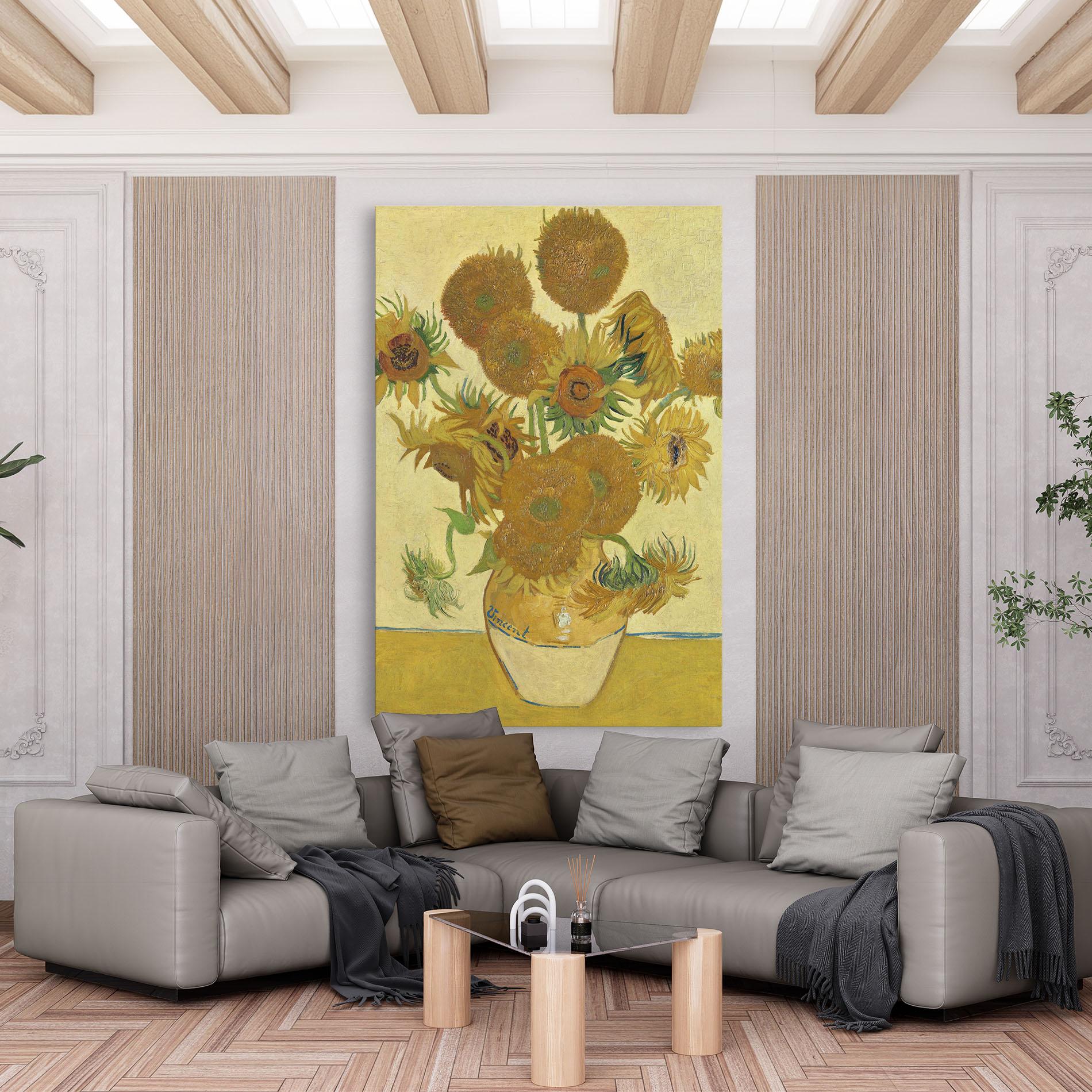 Tablou Canvas Sunflowers Vase Art mockup 6