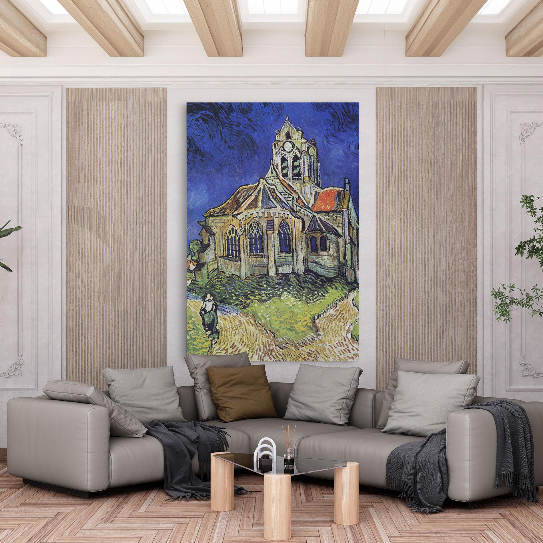 Tablou Canvas The Church At Auvers mockup 6
