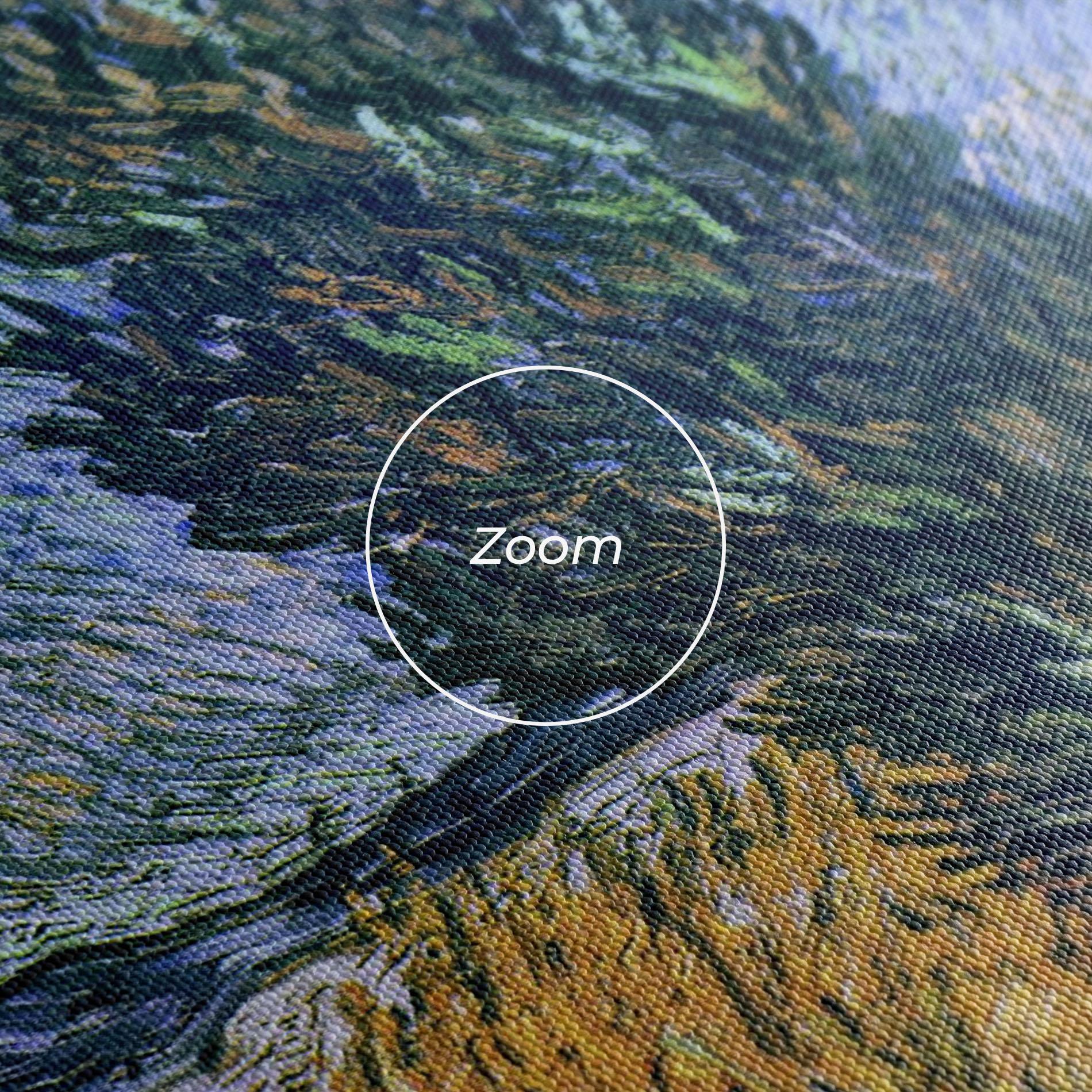 Tablou Canvas Road With Cypress mockup 3