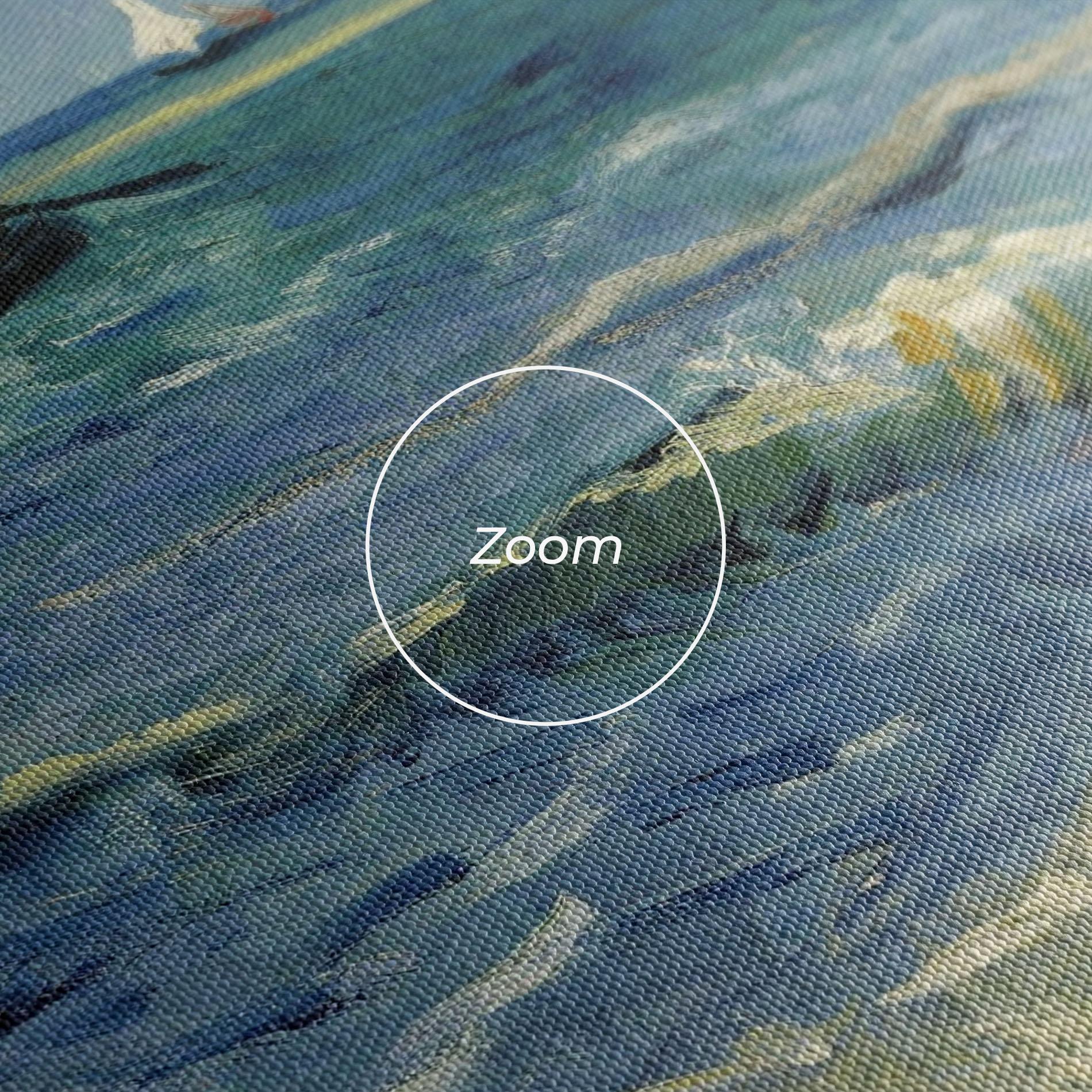 Tablou Canvas Zeegezicht Saintes Maries mockup 3