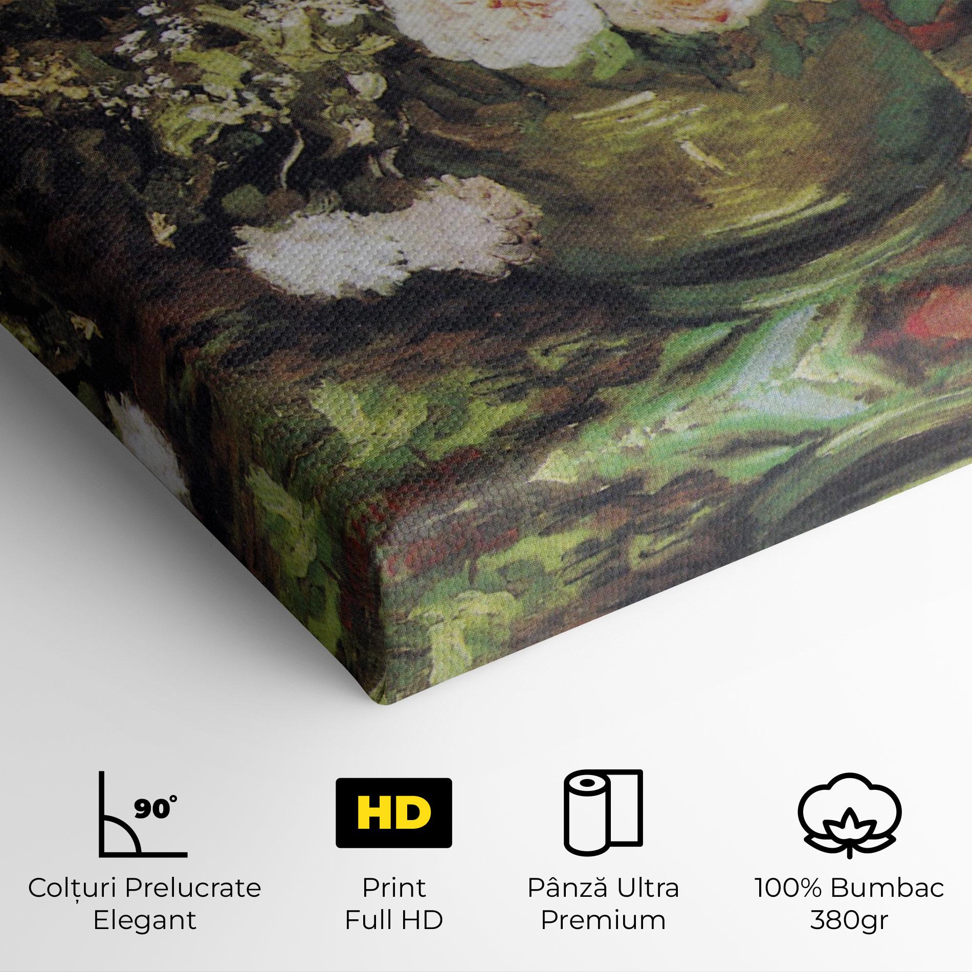 Tablou Canvas Bowl With Sunflowers mockup 4