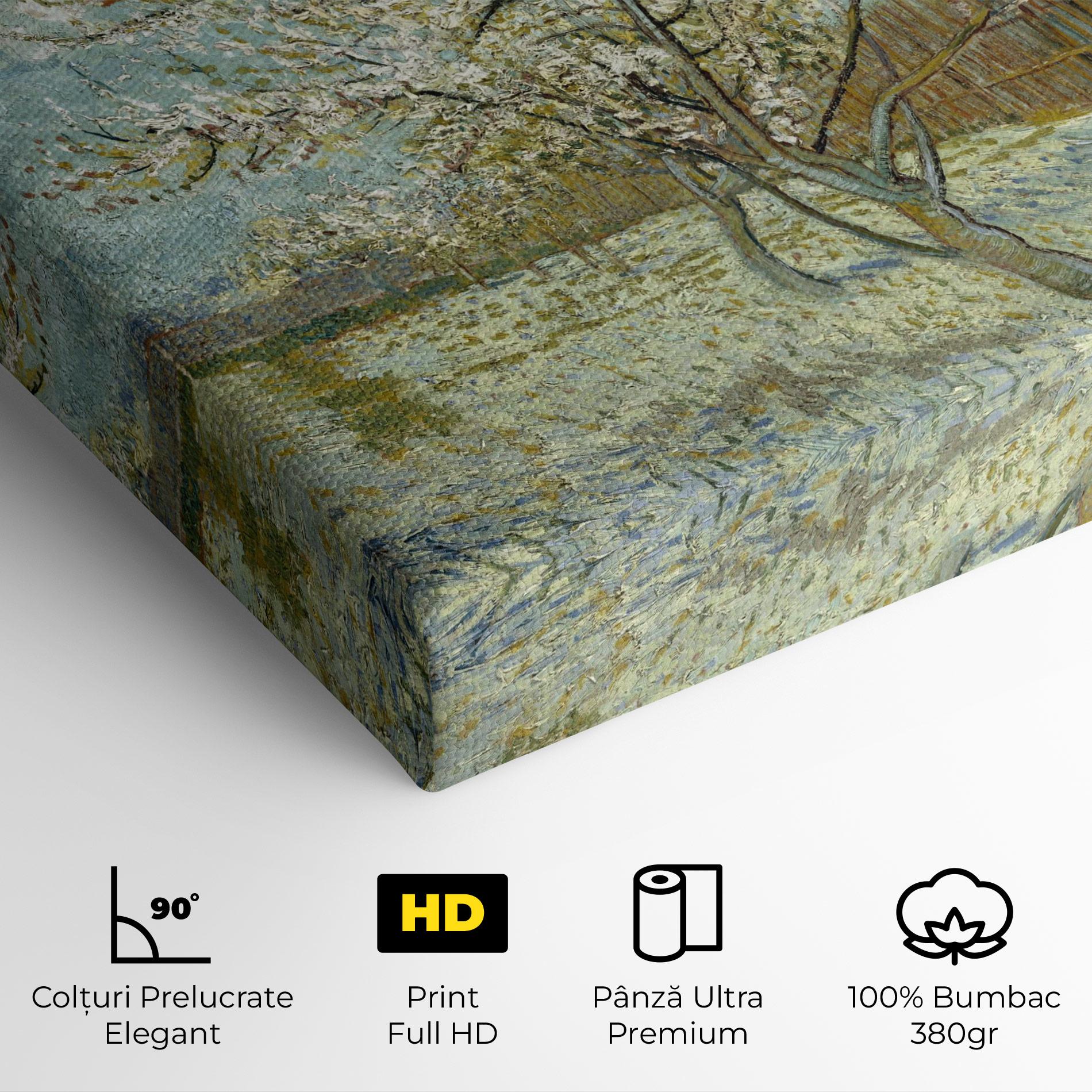 Tablou Canvas De Roze Perzikboom mockup 4