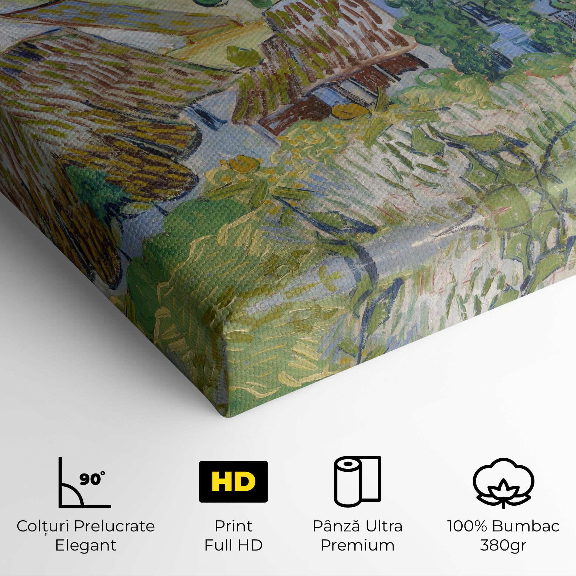 Tablou Canvas Farms Near Auvers mockup 4